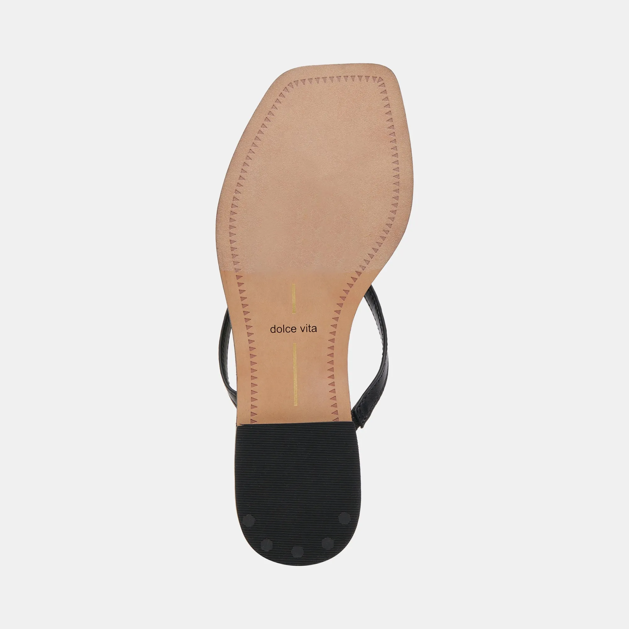 INDIGO SANDALEN AUS SCHWARZEM LEDER