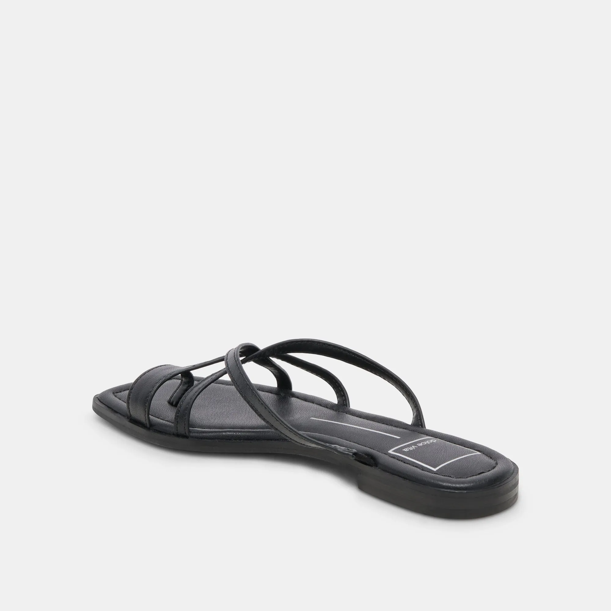 INDIGO SANDALEN AUS SCHWARZEM LEDER