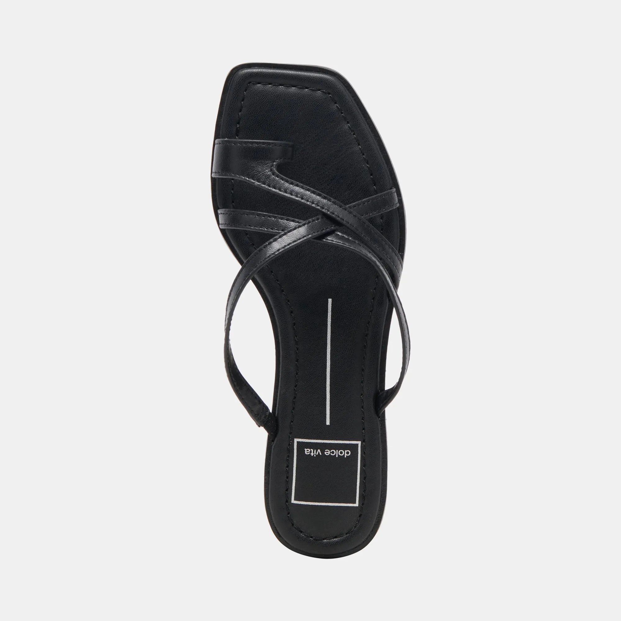 INDIGO SANDALEN AUS SCHWARZEM LEDER