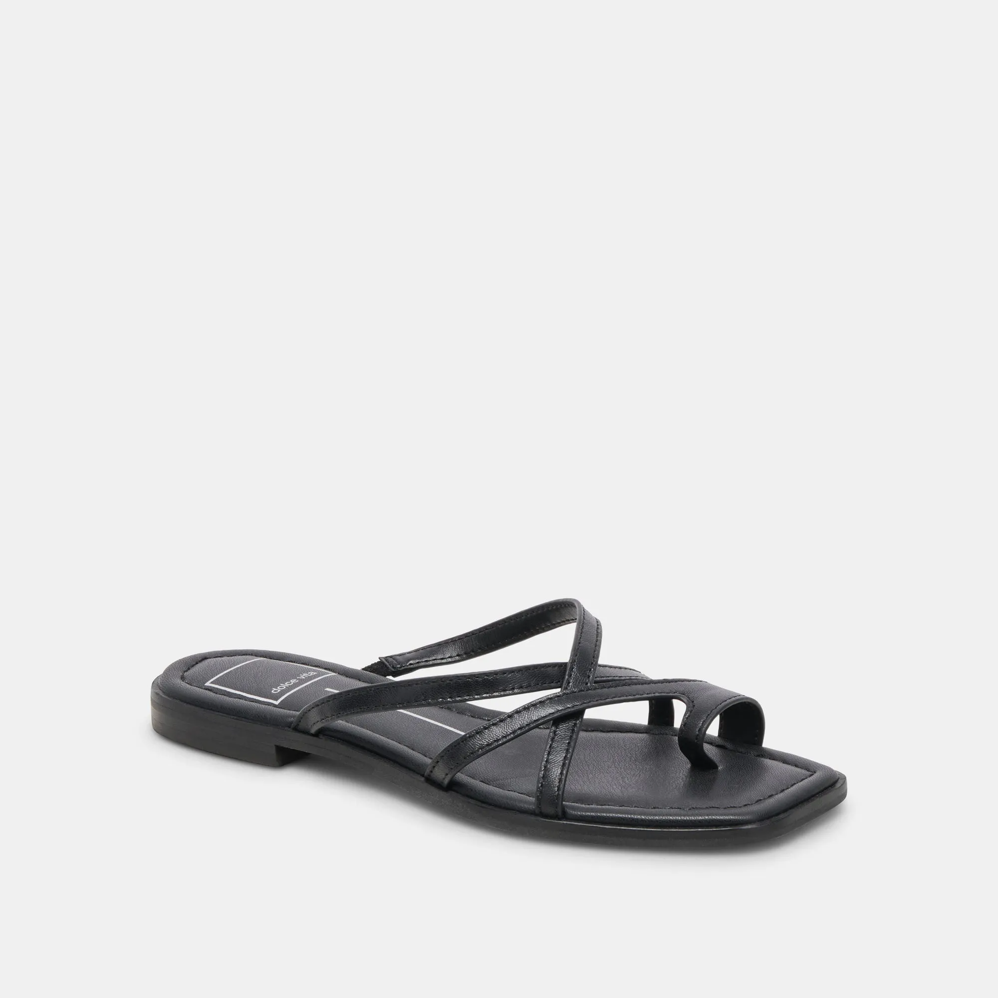 INDIGO SANDALEN AUS SCHWARZEM LEDER