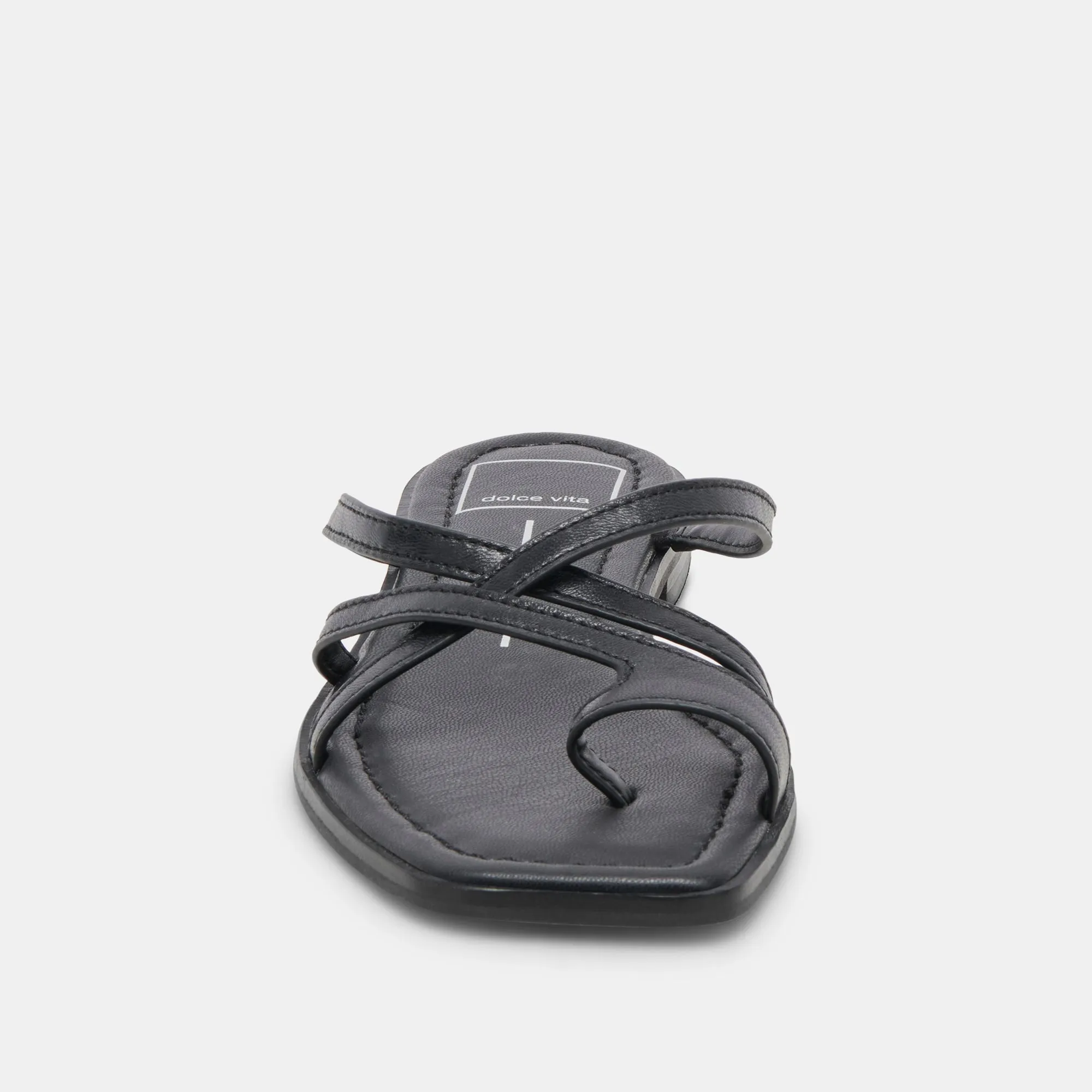 INDIGO SANDALEN AUS SCHWARZEM LEDER