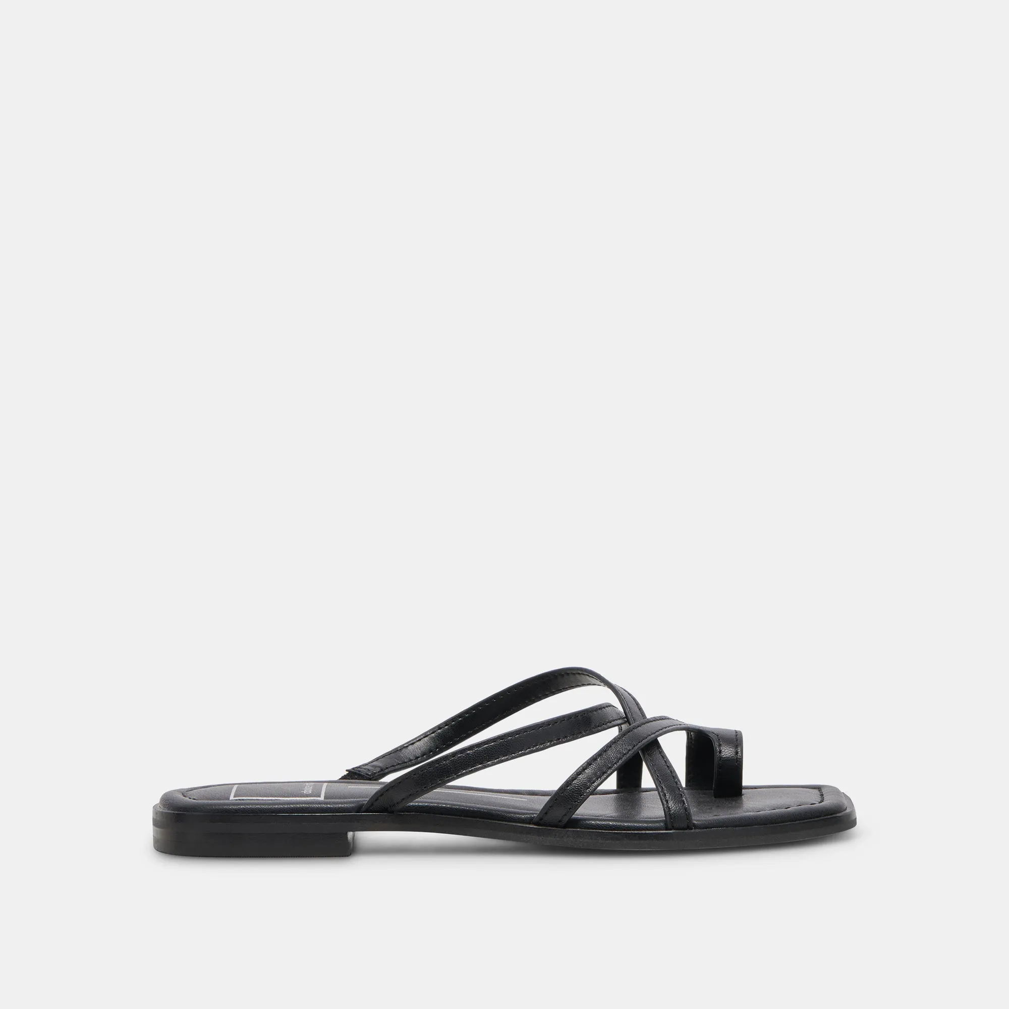 INDIGO SANDALEN AUS SCHWARZEM LEDER