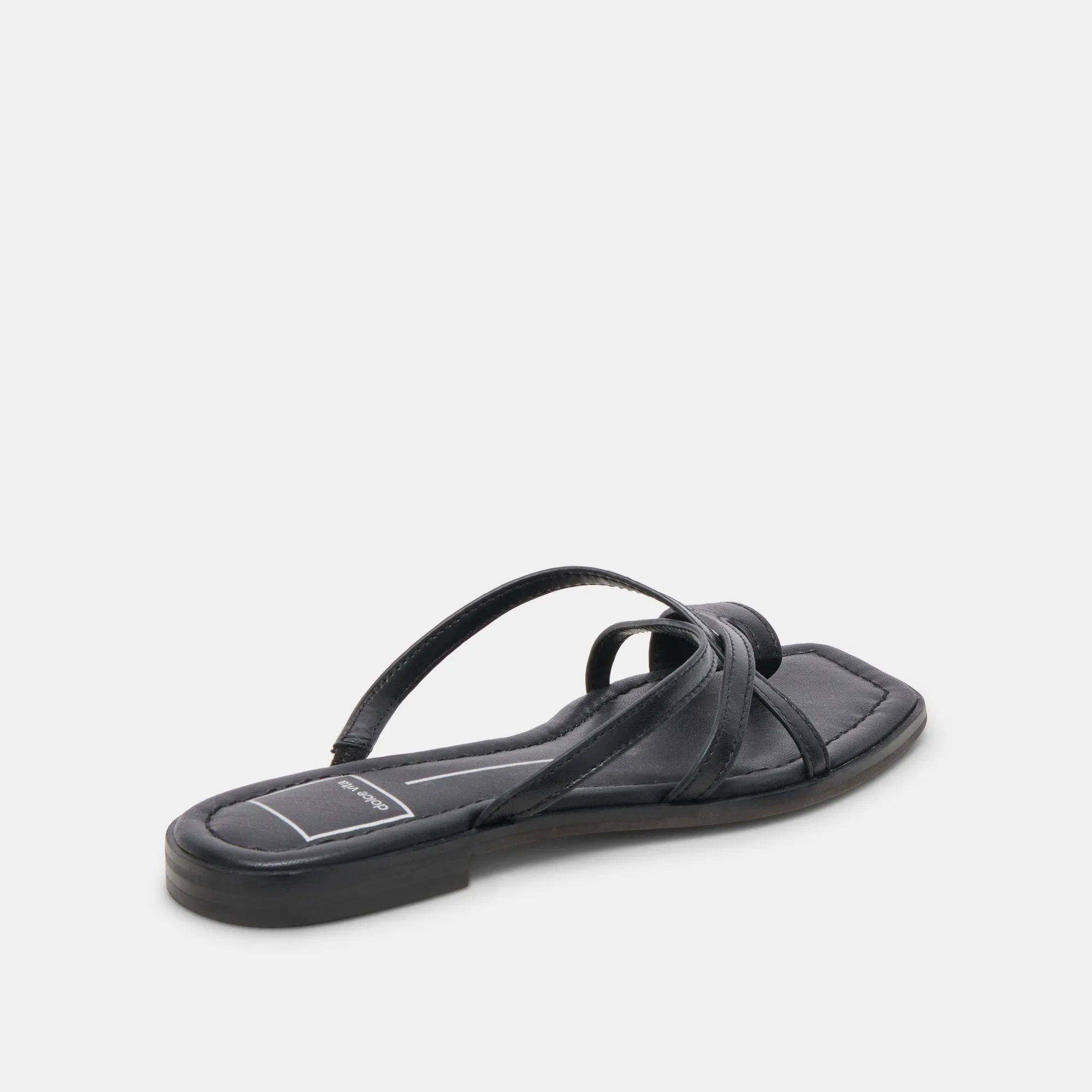 INDIGO SANDALEN AUS SCHWARZEM LEDER