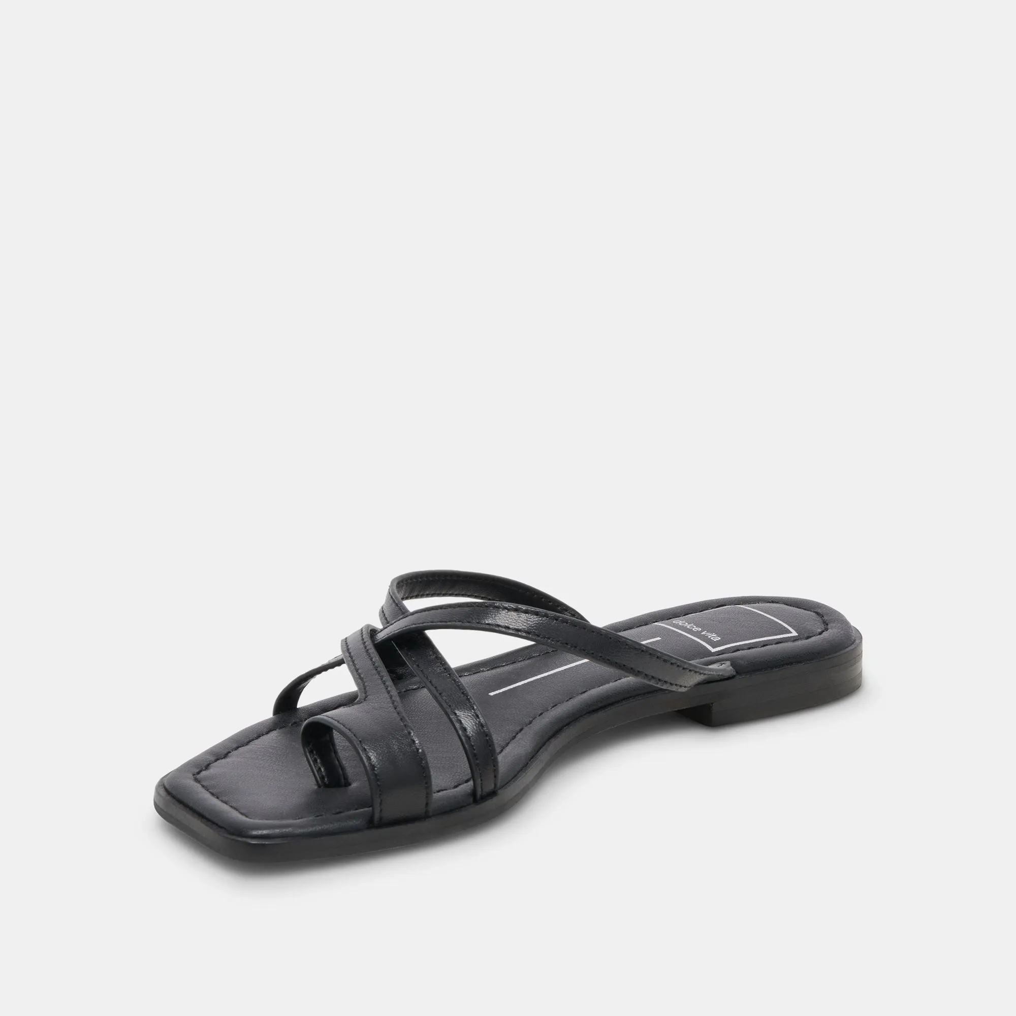 INDIGO SANDALEN AUS SCHWARZEM LEDER