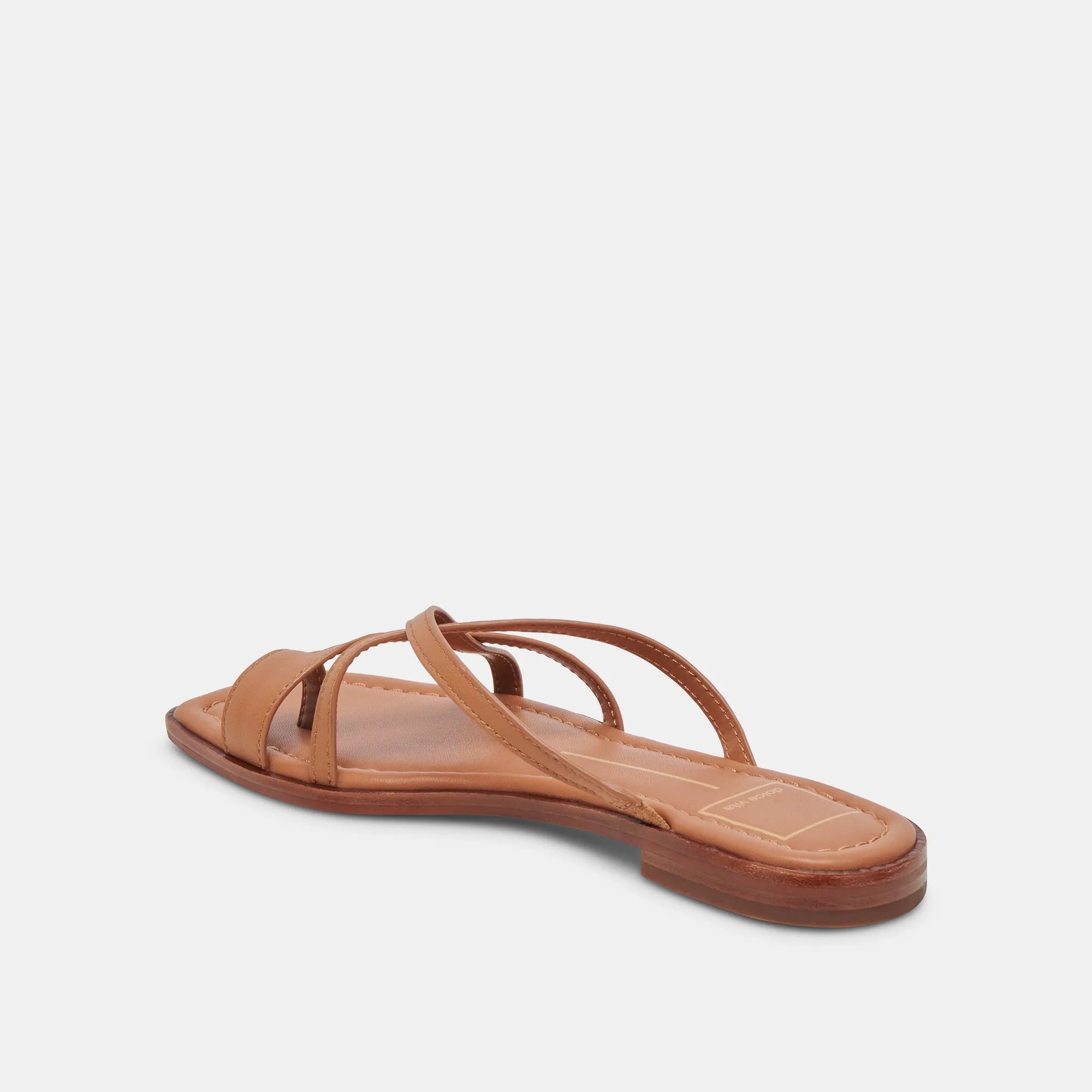 INDIGO SANDALETTEN BRAUNES LEDER