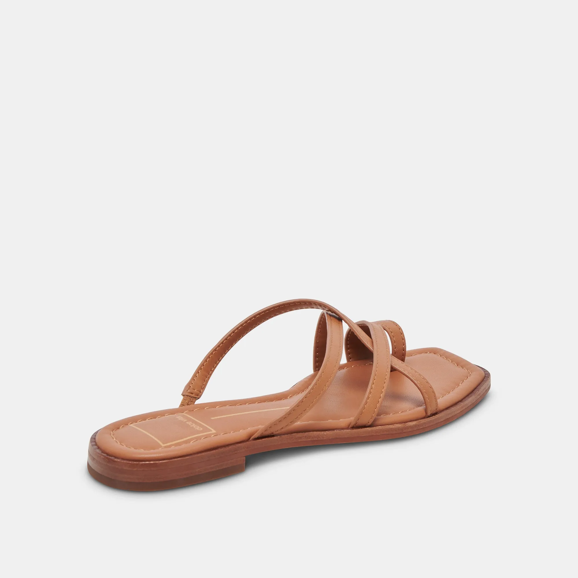 INDIGO SANDALETTEN BRAUNES LEDER