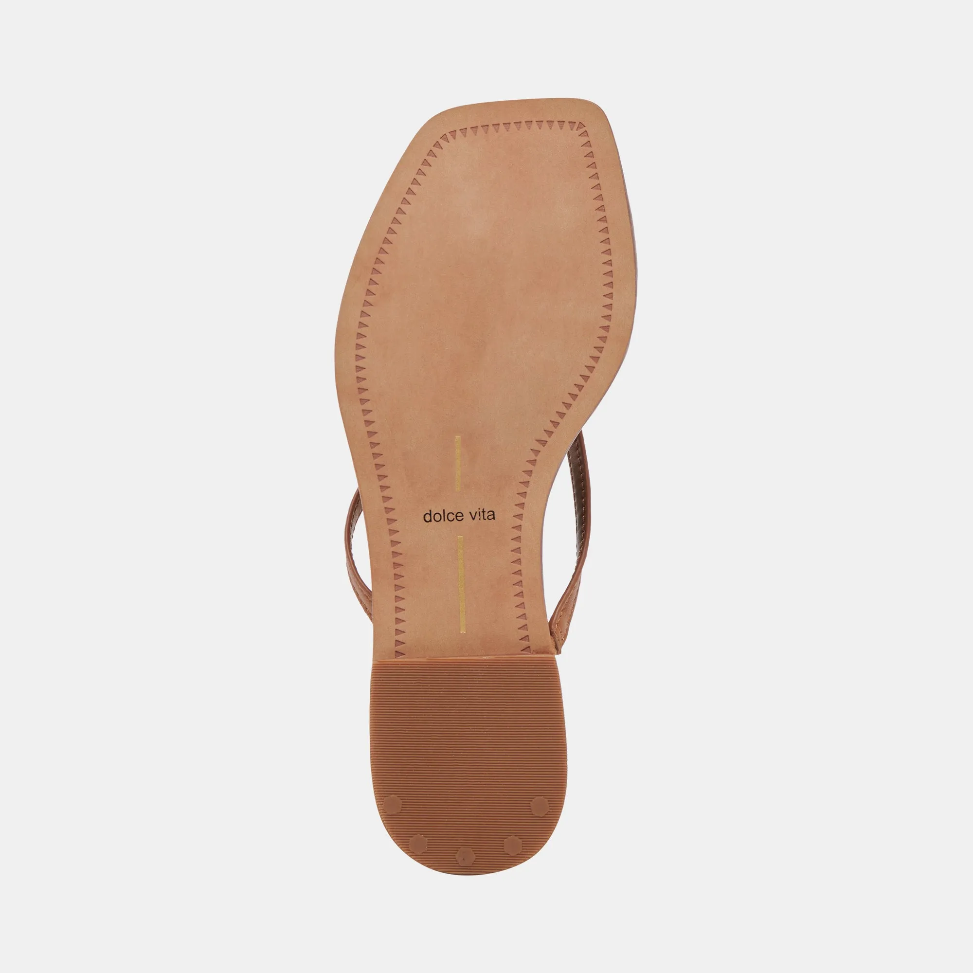 INDIGO SANDALETTEN BRAUNES LEDER