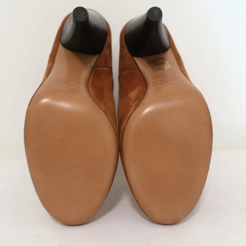 Isabel Marant Stiefeletten Lystal Cognac Wildleder Größe 37 High Heel NEU