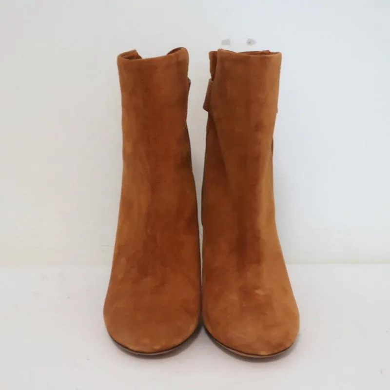 Isabel Marant Stiefeletten Lystal Cognac Wildleder Größe 37 High Heel NEU