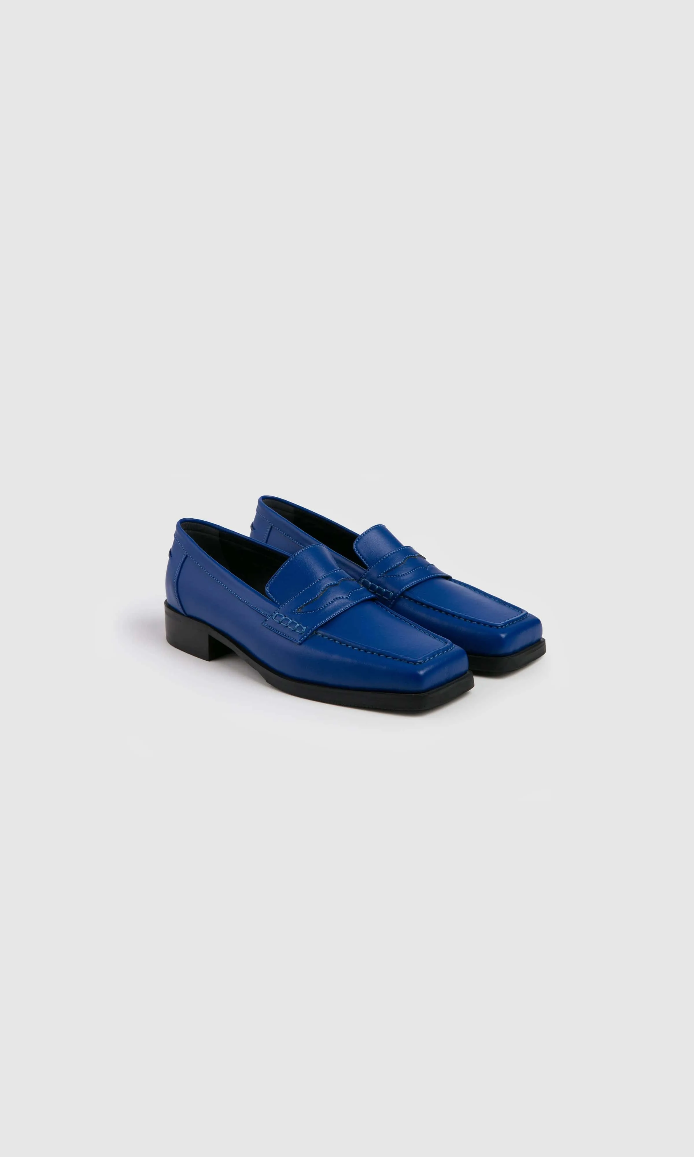 Joan Damen Apple Leder Veganer Loafer | Elektrisch