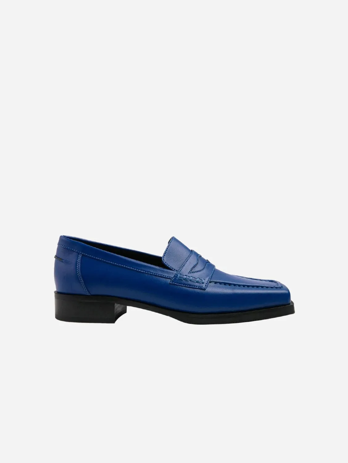 Joan Damen Apple Leder Veganer Loafer | Elektrisch