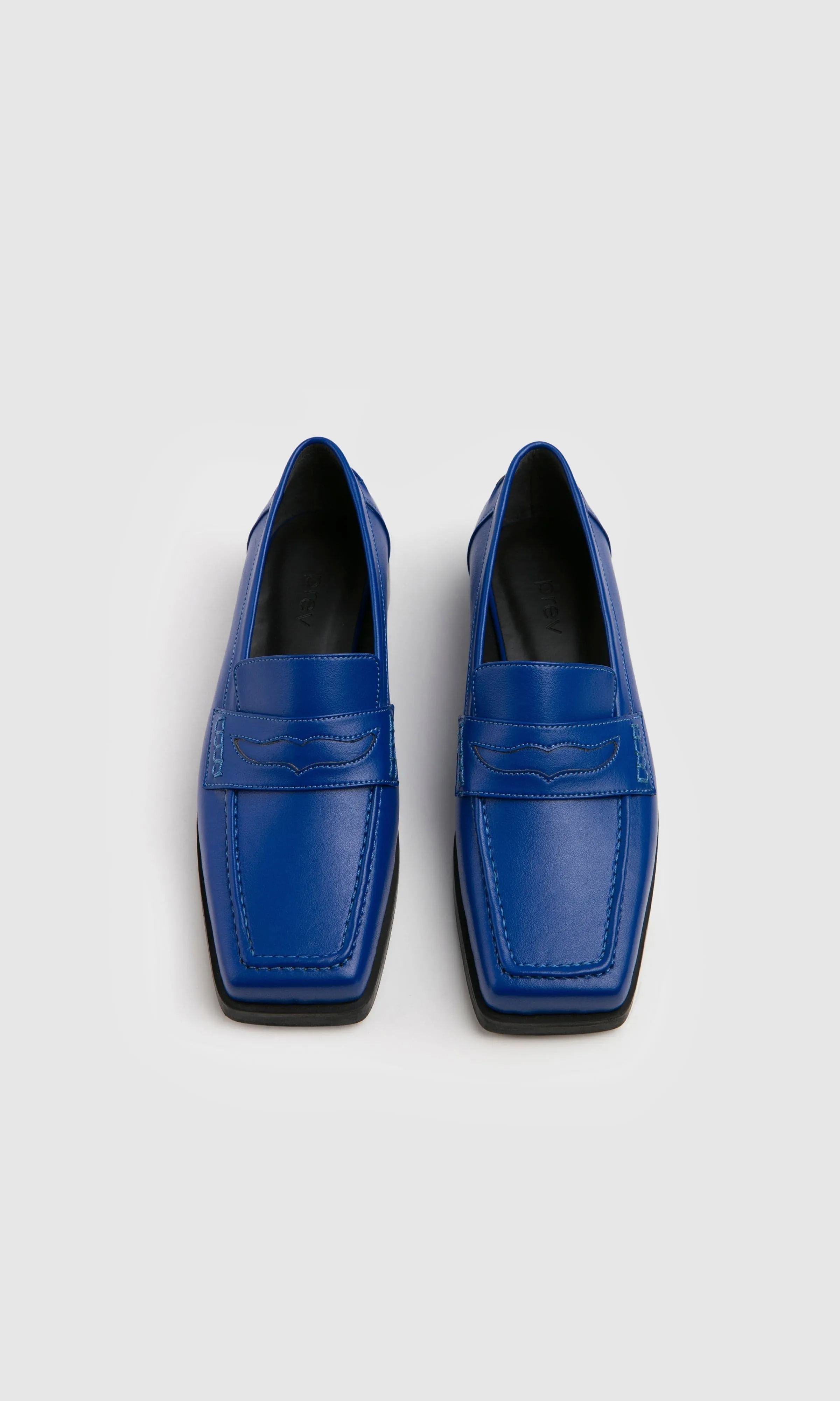 Joan Damen Apple Leder Veganer Loafer | Elektrisch