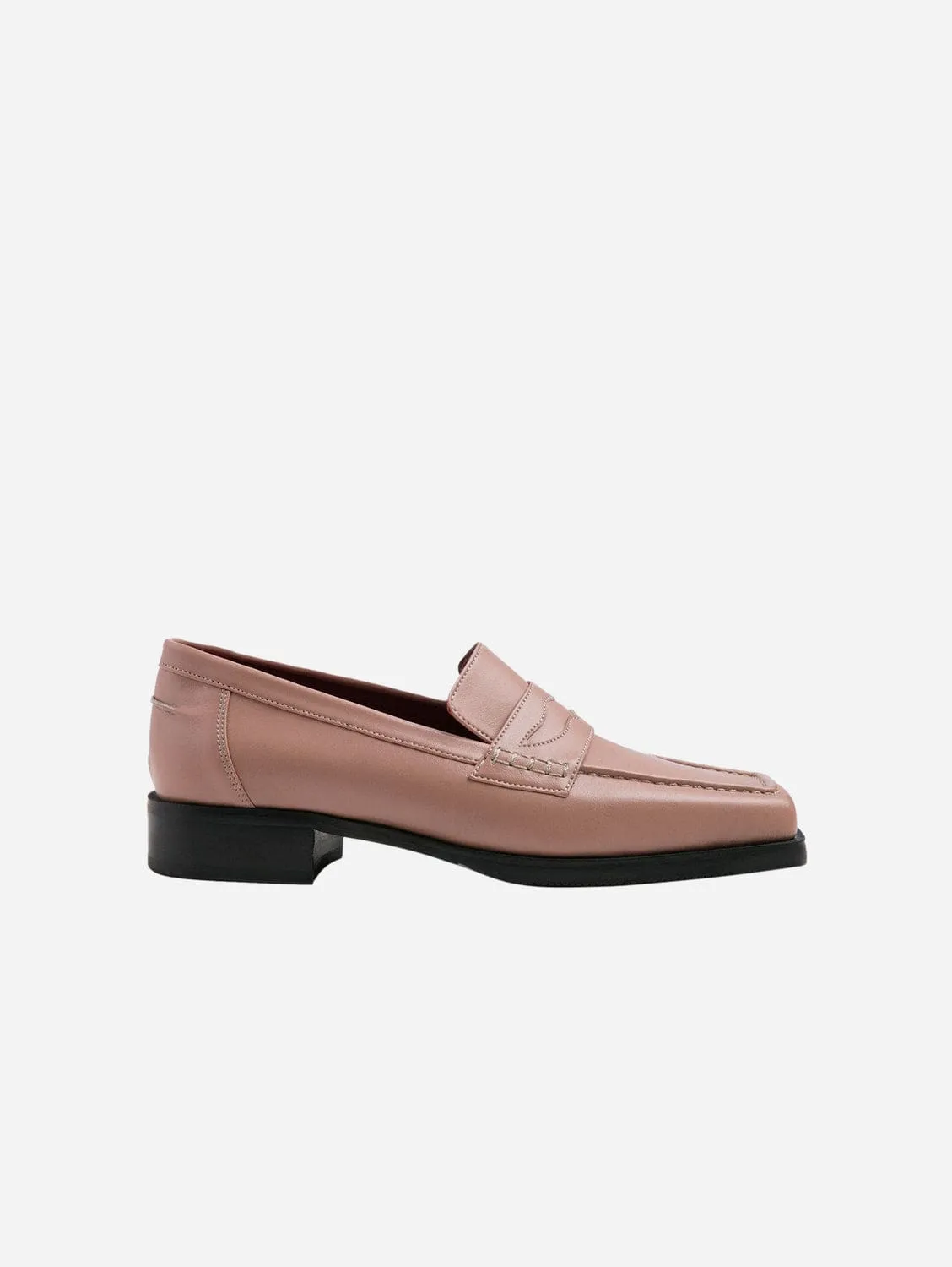 Joan Damen-Apfelleder Veganer Loafer | Rosé