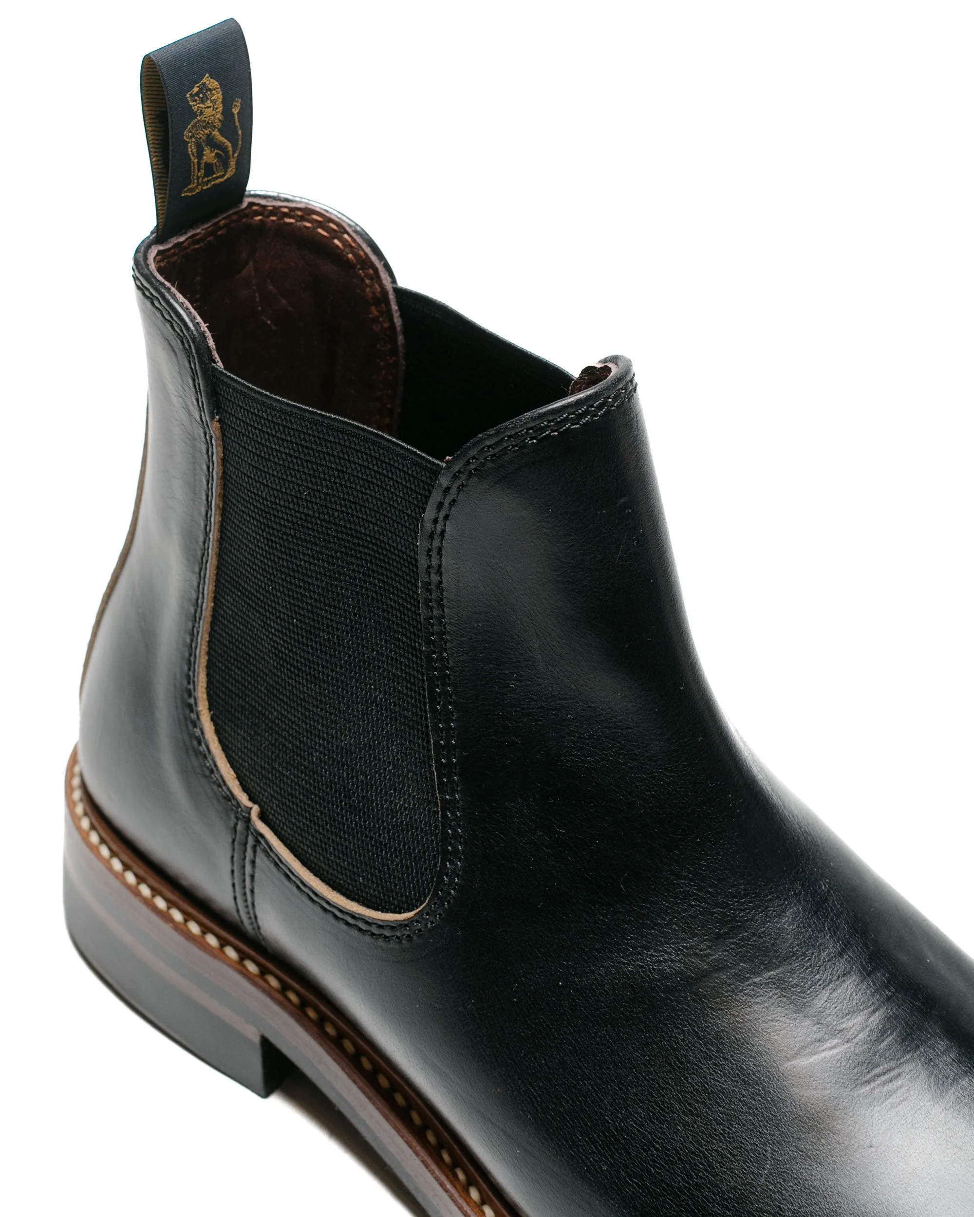 John Lofgren Bootmaker Chelsea Stiefel Horween CXL Schwarz