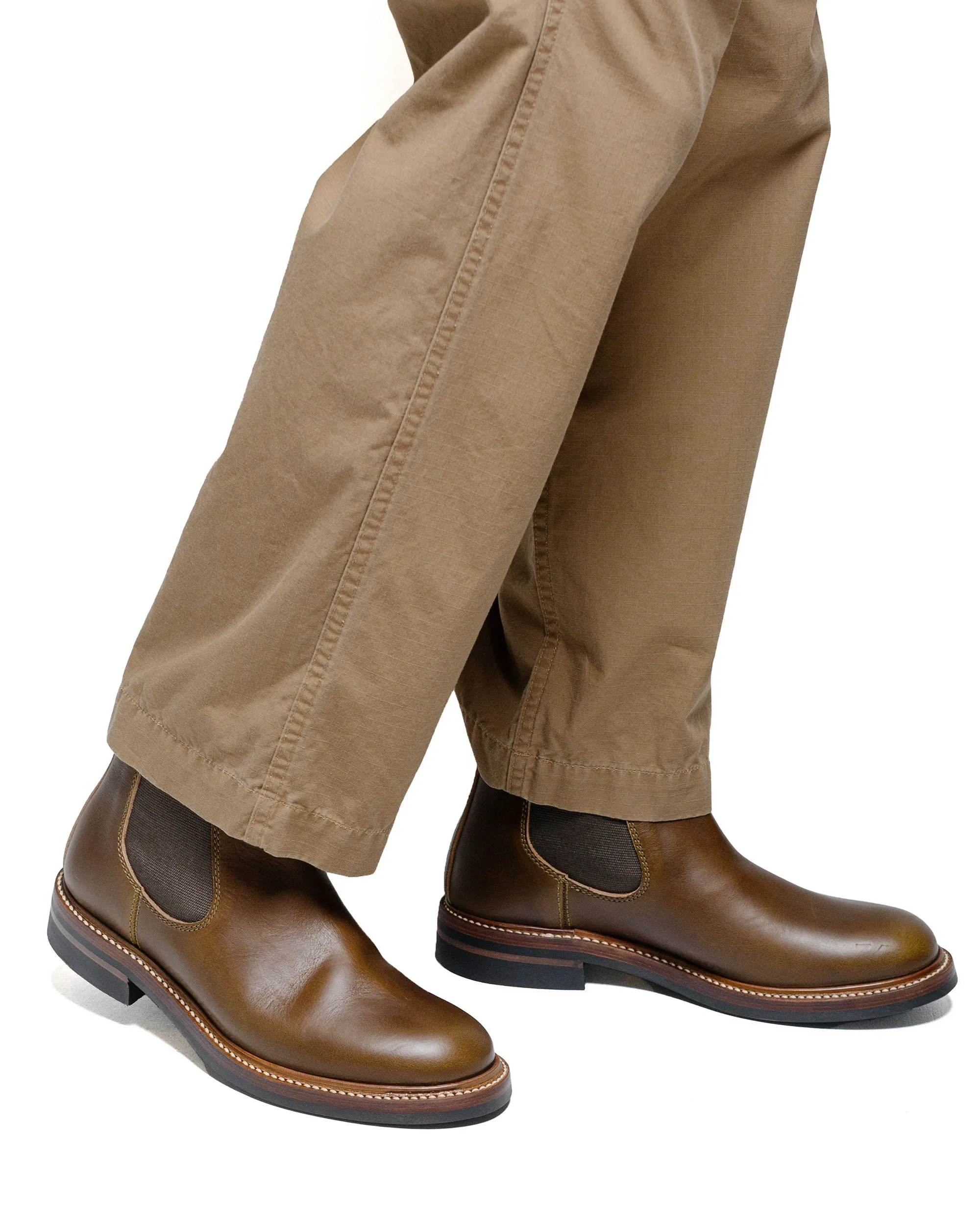 John Lofgren Bootmaker Chelsea Stiefel Horween CXL Dunkeloliv