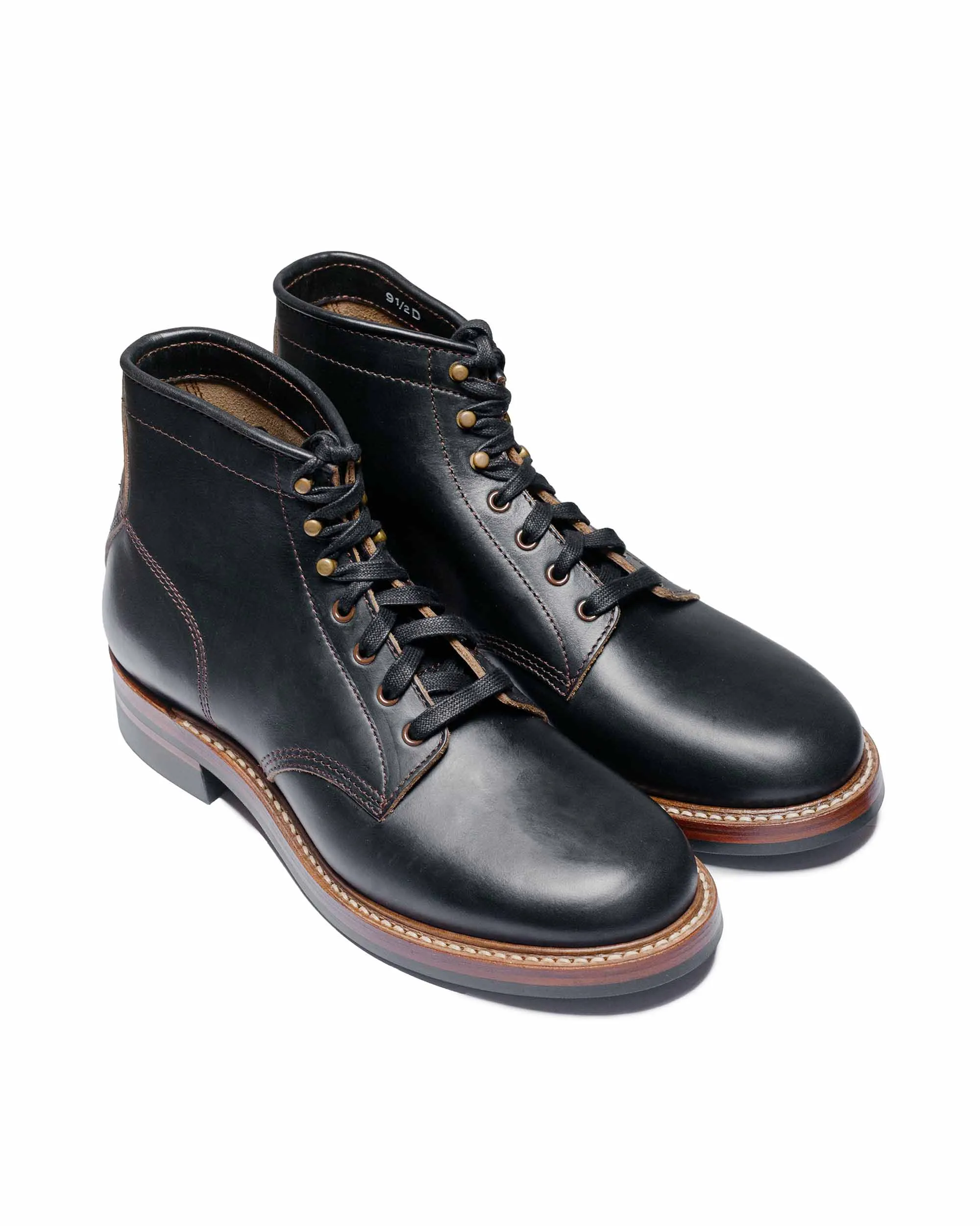 John Lofgren Bootmaker El Capitan Stiefel Horween Leder CXL Schwarz