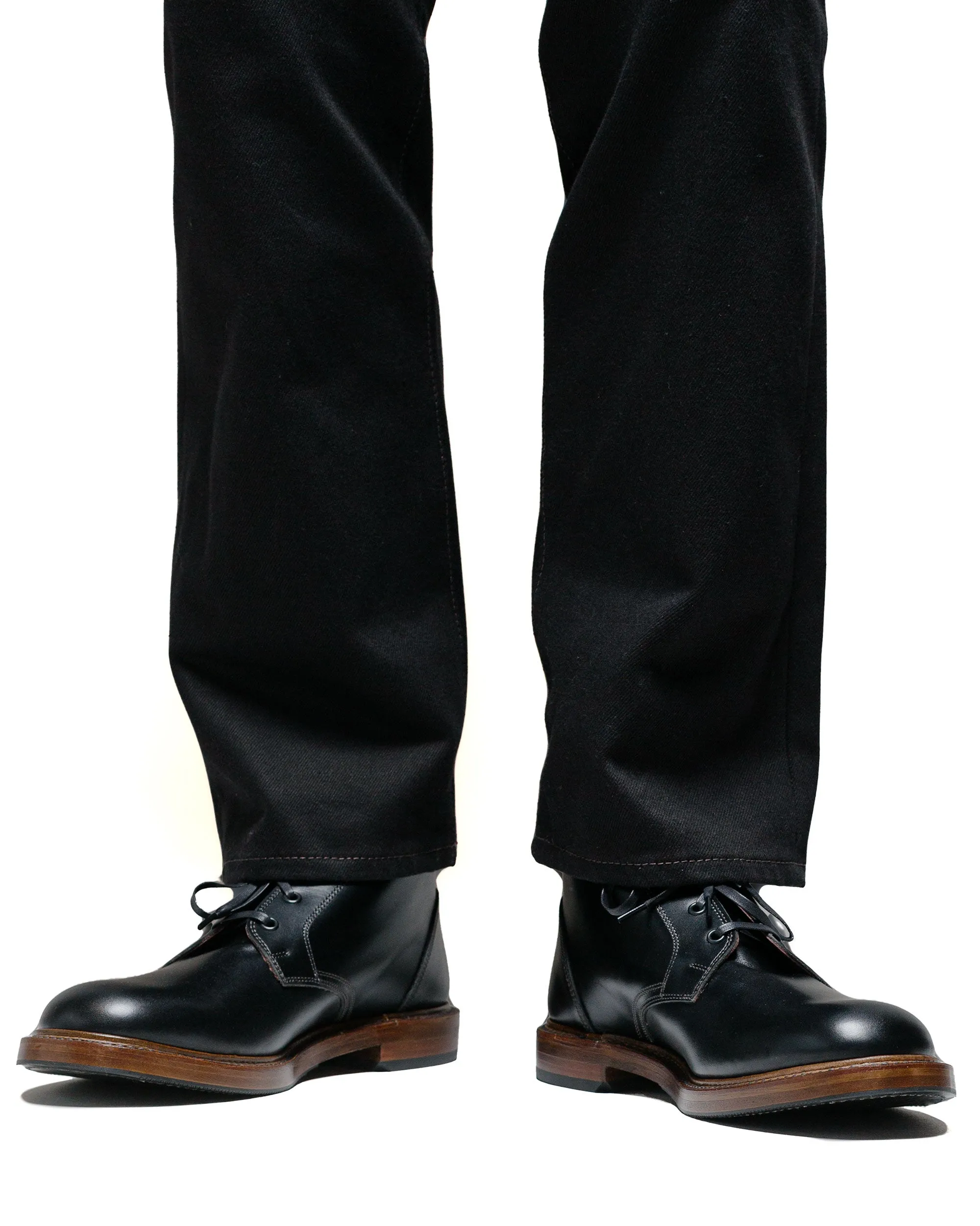 John Lofgren Bootmaker Die standhaften Chukka-Stiefel Französisches Kalbsleder Schwarz