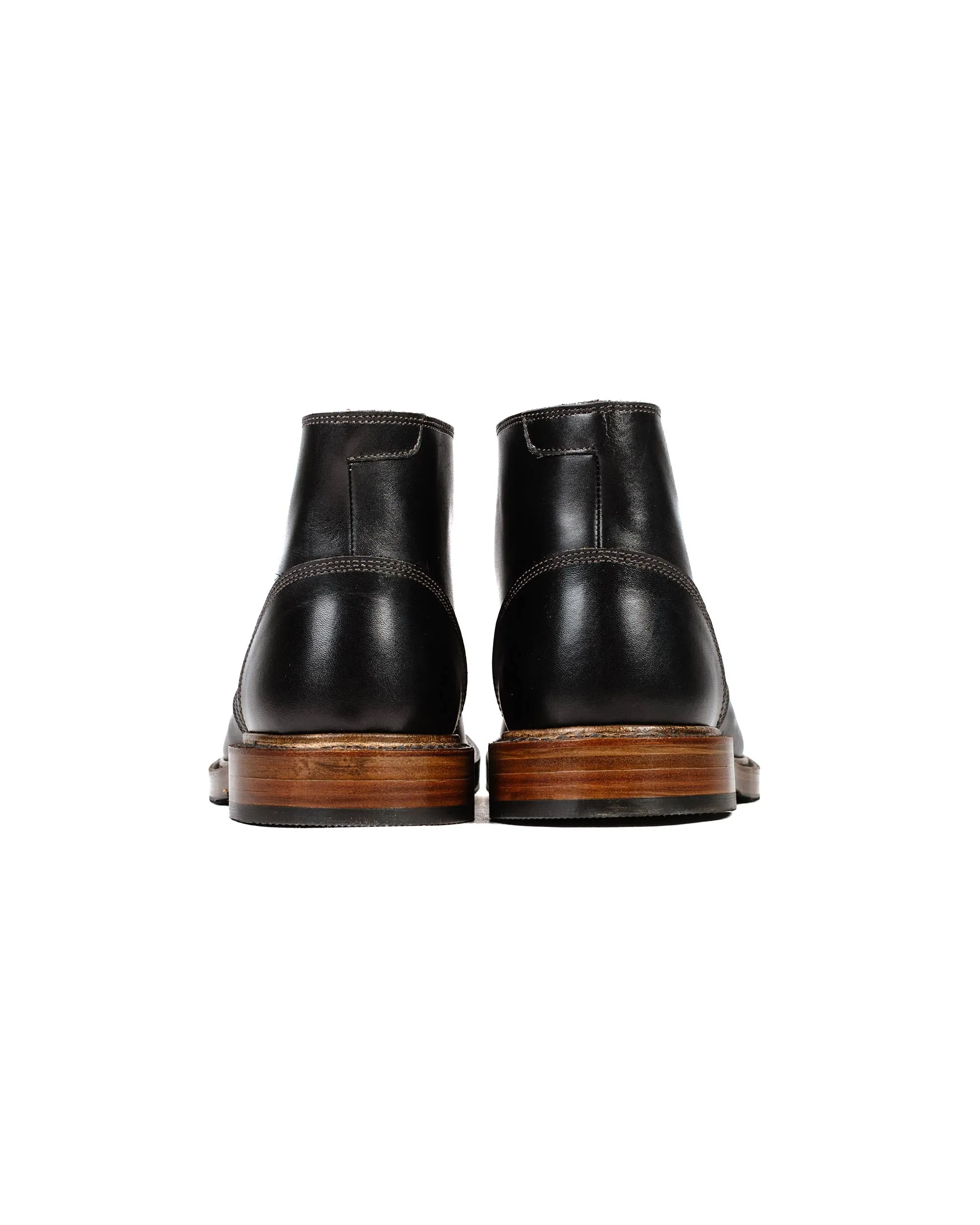 John Lofgren Bootmaker Die standhaften Chukka-Stiefel Französisches Kalbsleder Schwarz