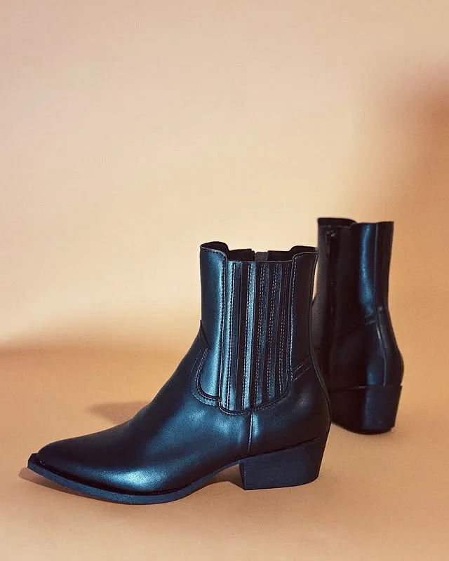Jolene Western-Stiefel in Schwarz von Bhava