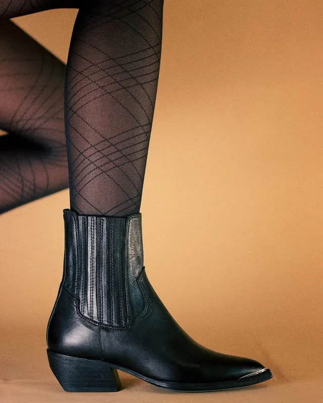 Jolene Western-Stiefel in Schwarz von Bhava