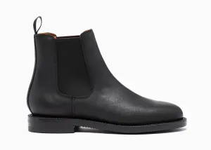 Josephine Chelsea Stiefel Schwarz Gewachst Commander