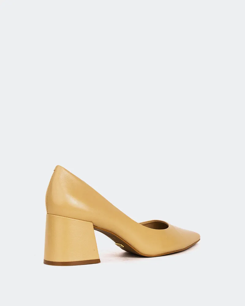 Josephine, Braun Leder/Ocker Leder