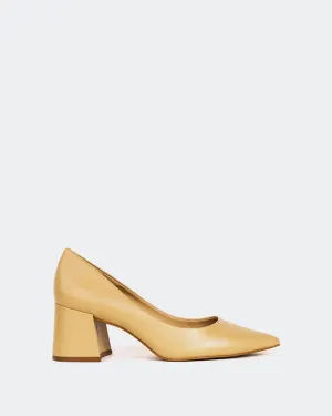 Josephine, Braun Leder/Ocker Leder