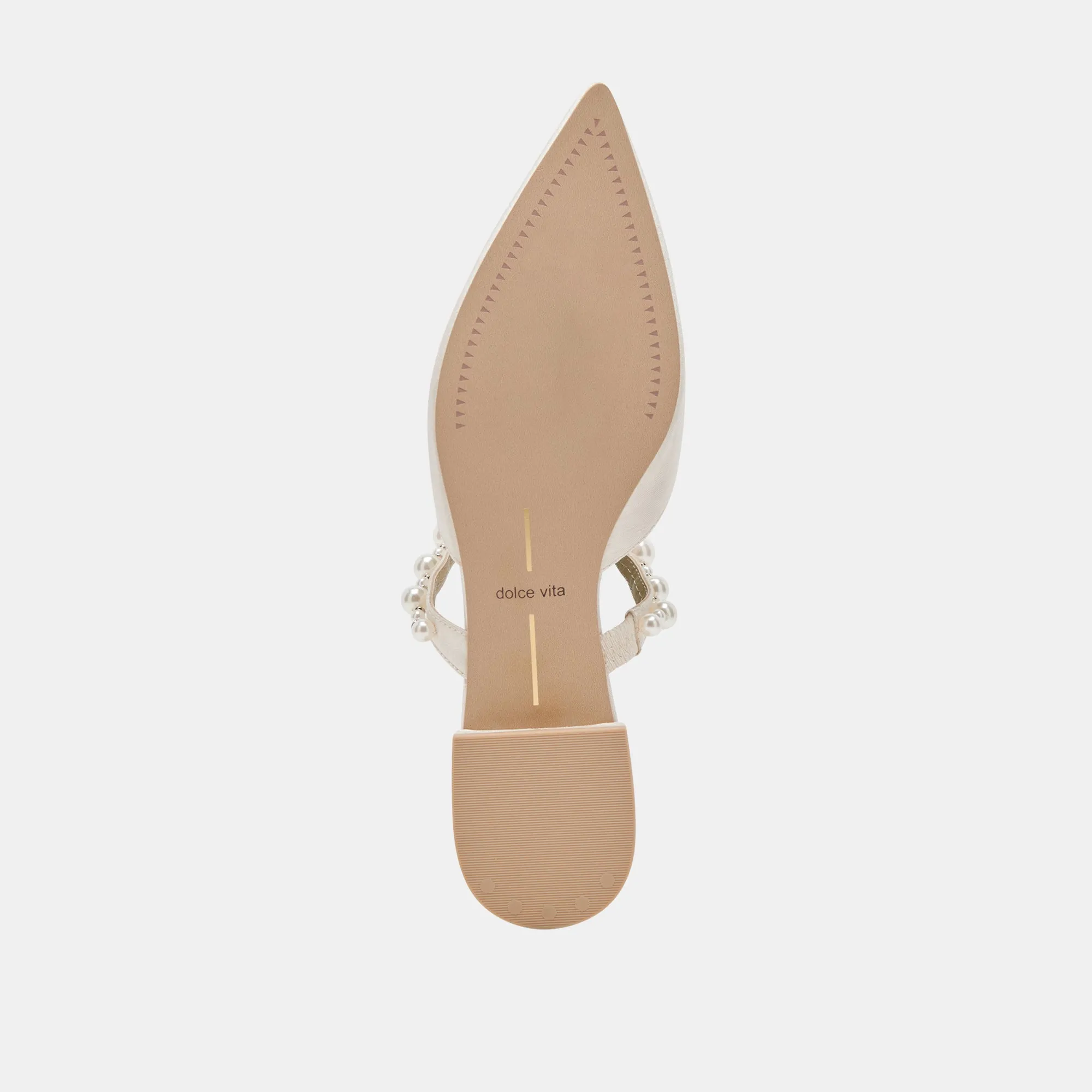 KANIKA PEARL WEITE FLATS VANILLA PERLEN