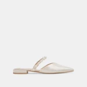 KANIKA PEARL WEITE FLATS VANILLA PERLEN