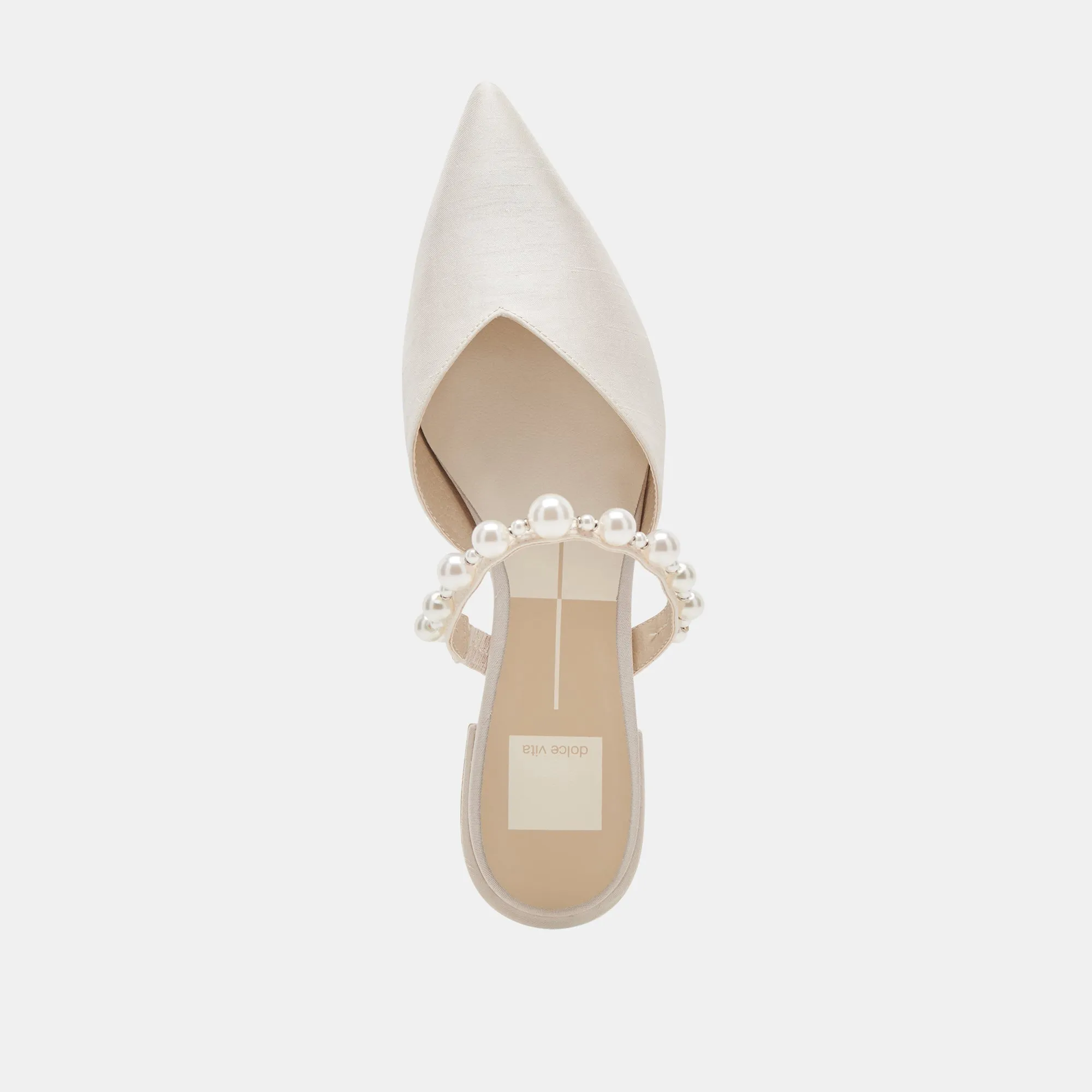 KANIKA PEARL WEITE FLATS VANILLA PERLEN