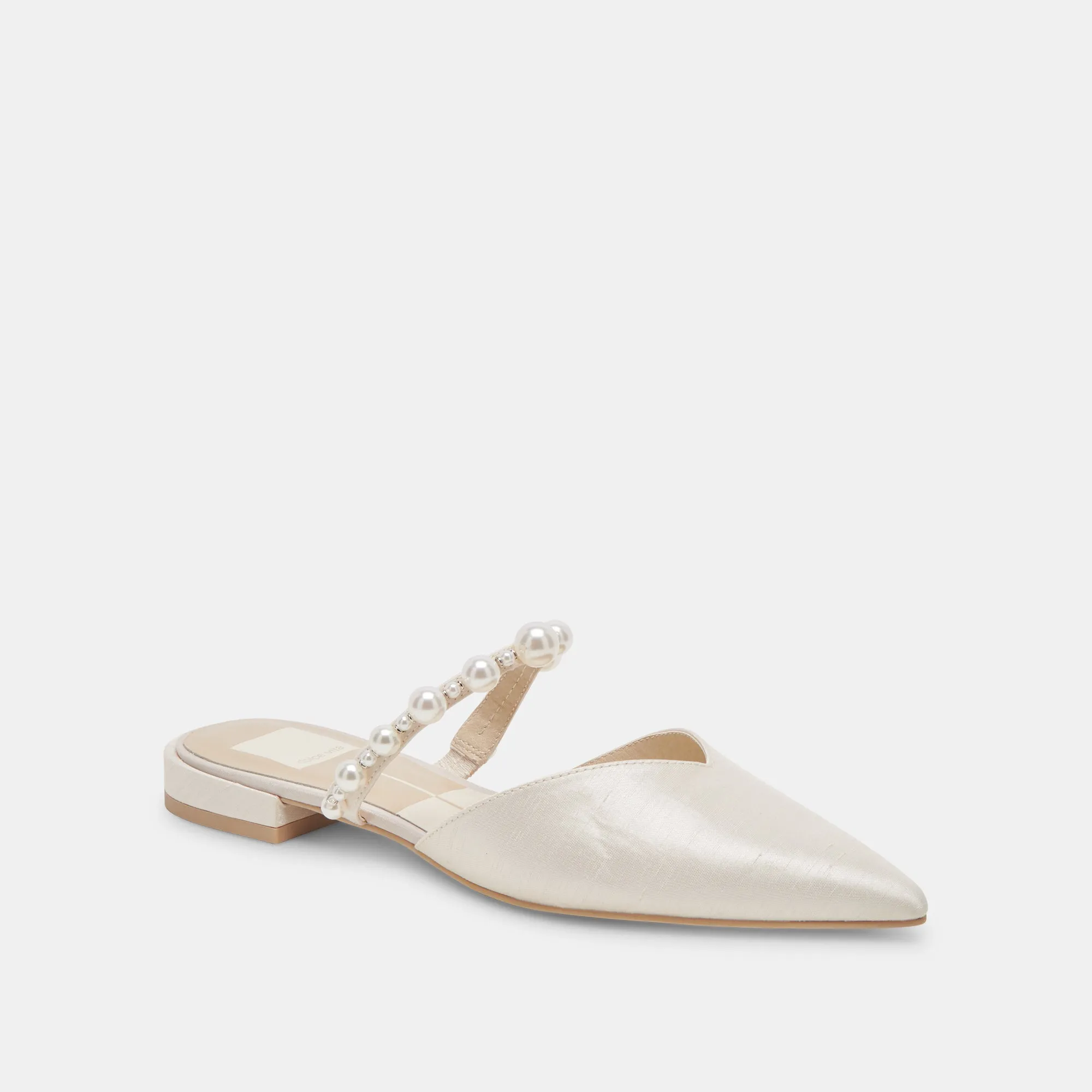 KANIKA PEARL WEITE FLATS VANILLA PERLEN
