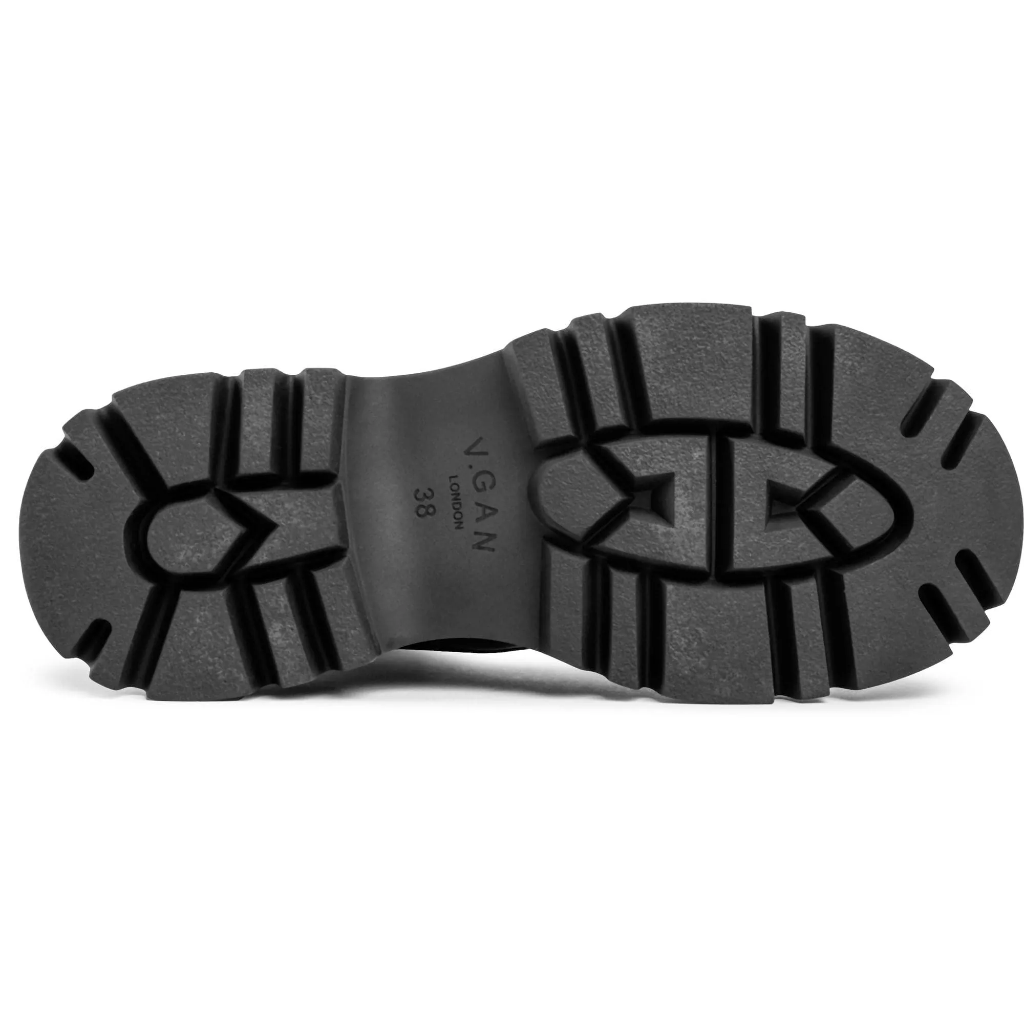 Kanzi Damen Vegane Leder Schnürstiefel | Schwarz