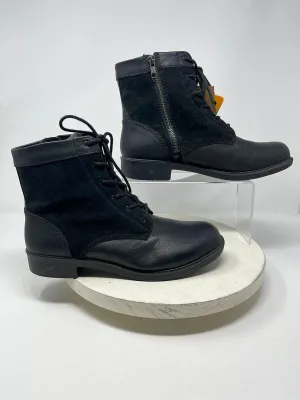 Kodiak Größe 9,5 Stiefel aus schwarzem Wildleder & Leder NWT