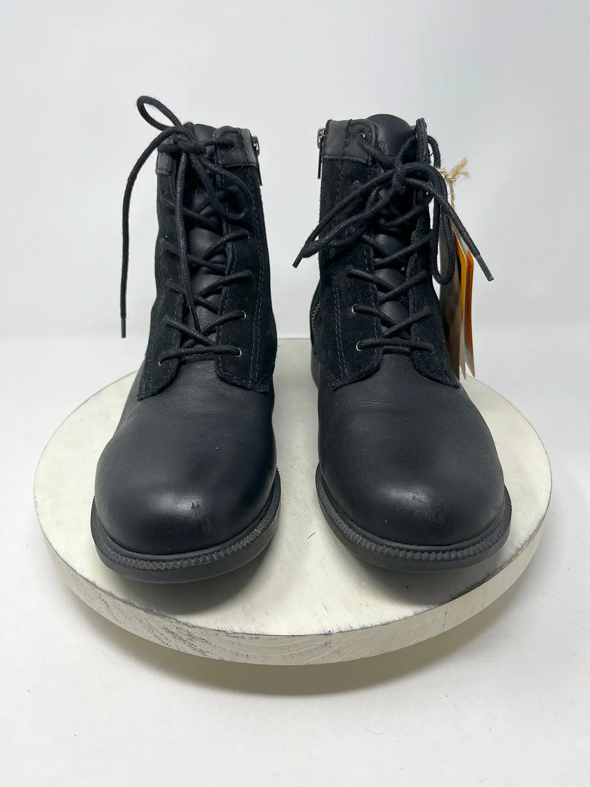 Kodiak Größe 9,5 Stiefel aus schwarzem Wildleder & Leder NWT