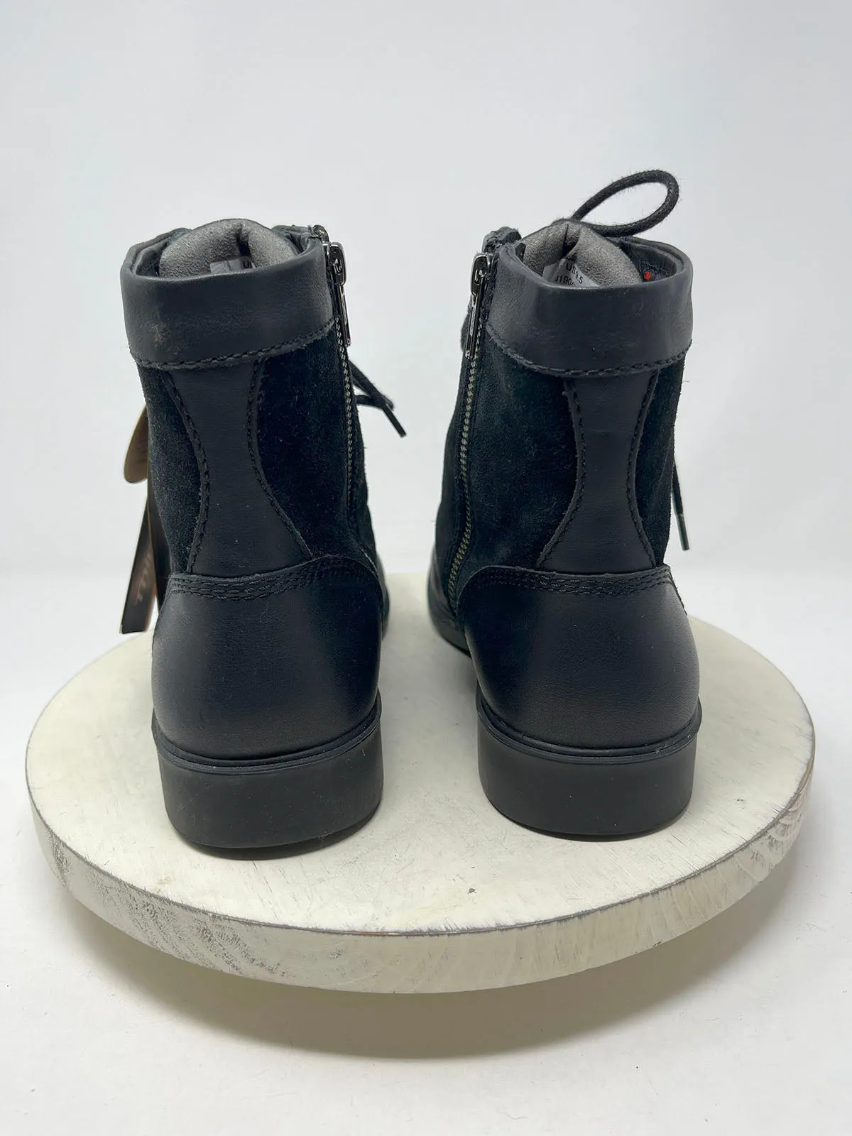 Kodiak Größe 9,5 Stiefel aus schwarzem Wildleder & Leder NWT
