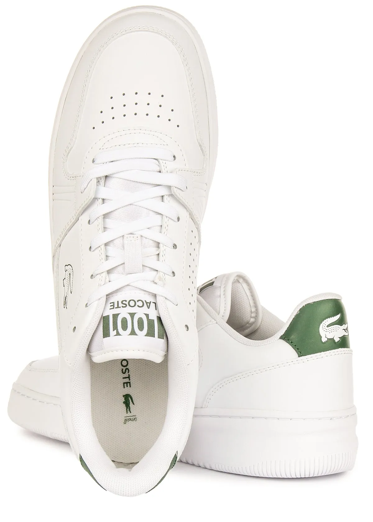 Lacoste L001 Set 224 In Weiß Grün Für Damen Schuhe Lacoste