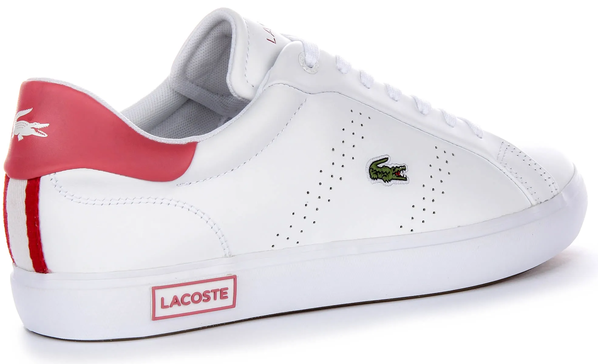 Lacoste Powercourt 2.0 In Weiß Rosa Für Damen Schuhe Lacoste