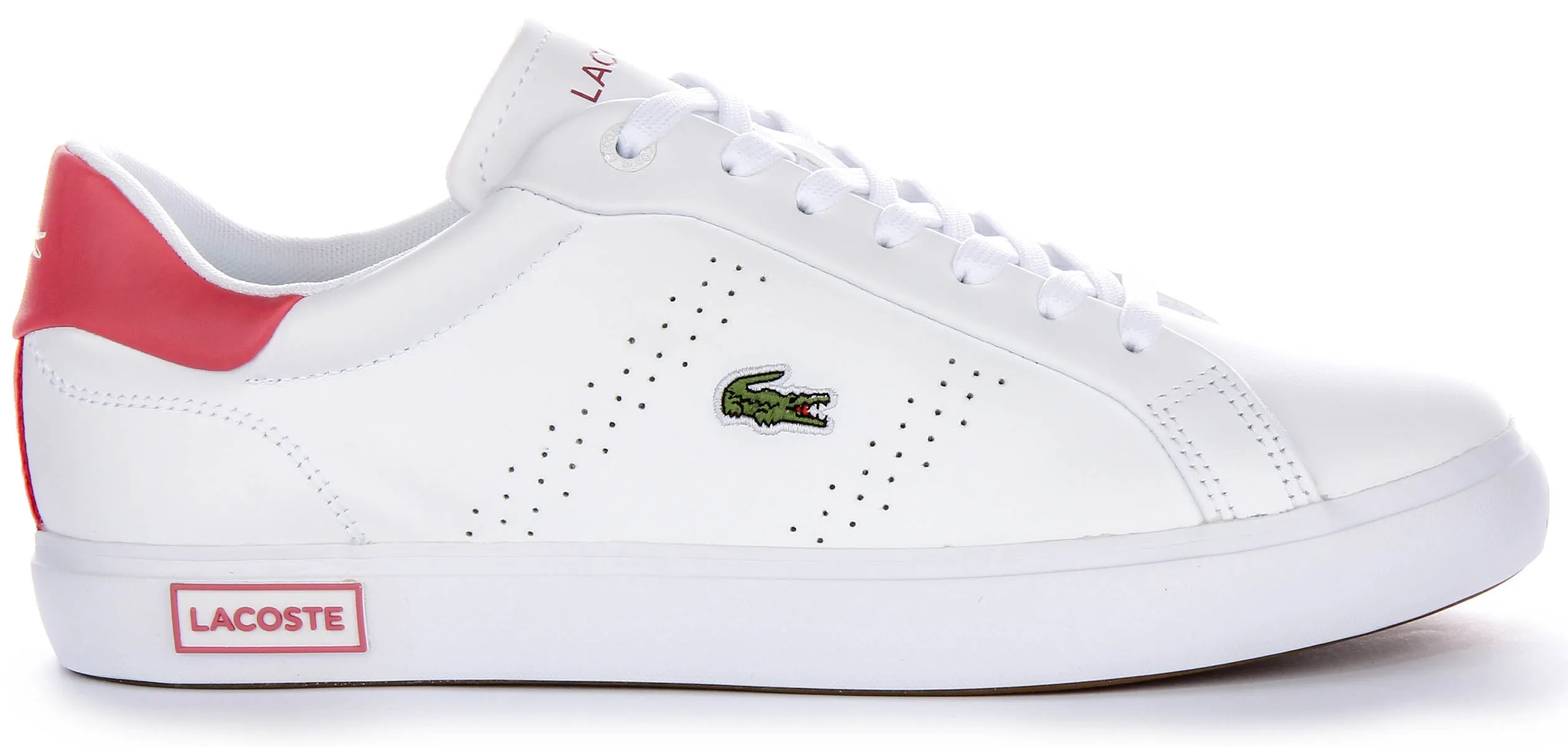Lacoste Powercourt 2.0 In Weiß Rosa Für Damen Schuhe Lacoste