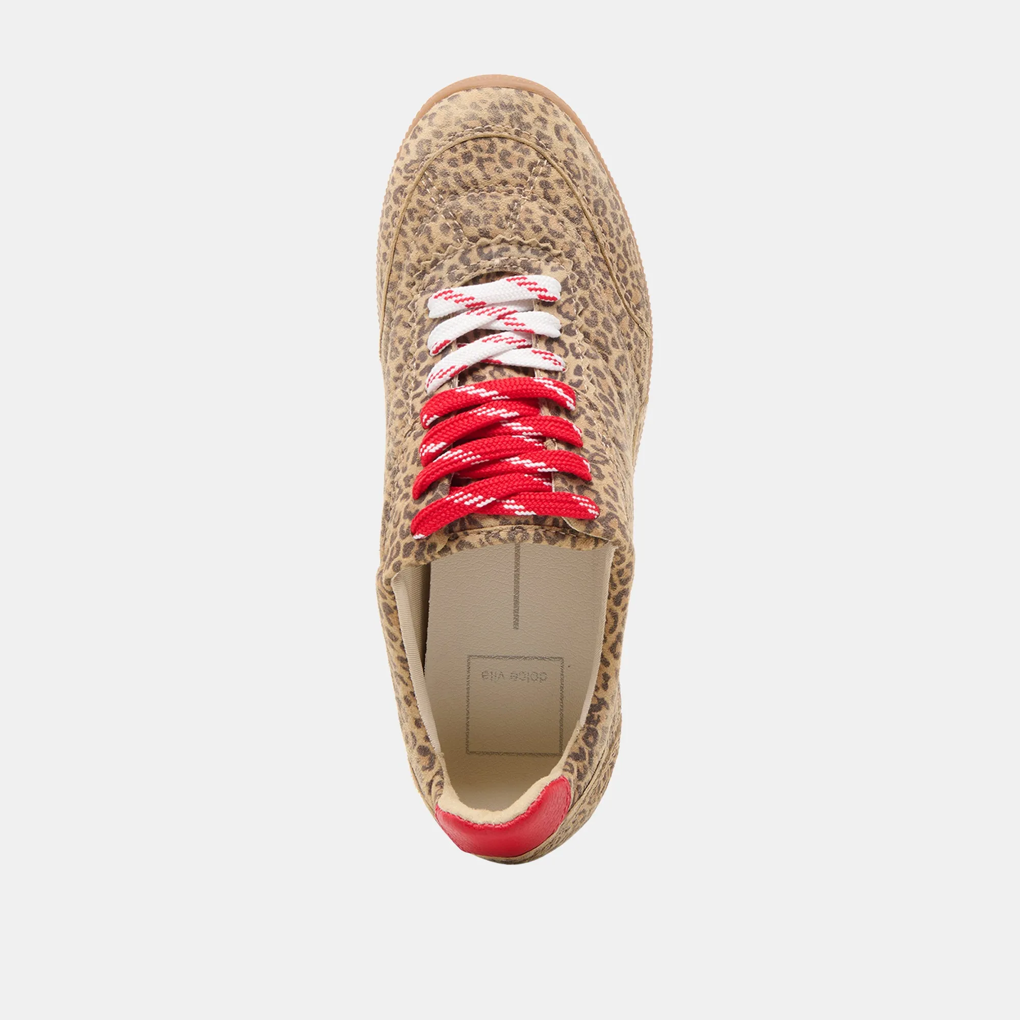LAINI SNEAKERS BRAUN LEOPARDENPRINT WILDLEDER