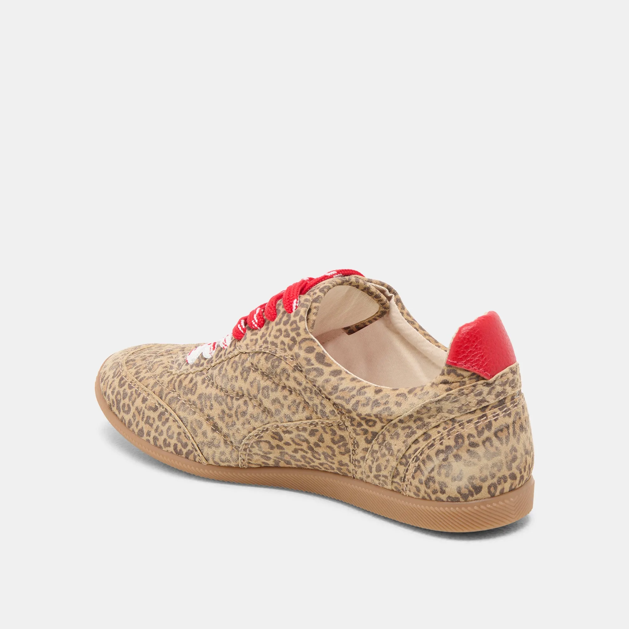 LAINI SNEAKERS BRAUN LEOPARDENPRINT WILDLEDER