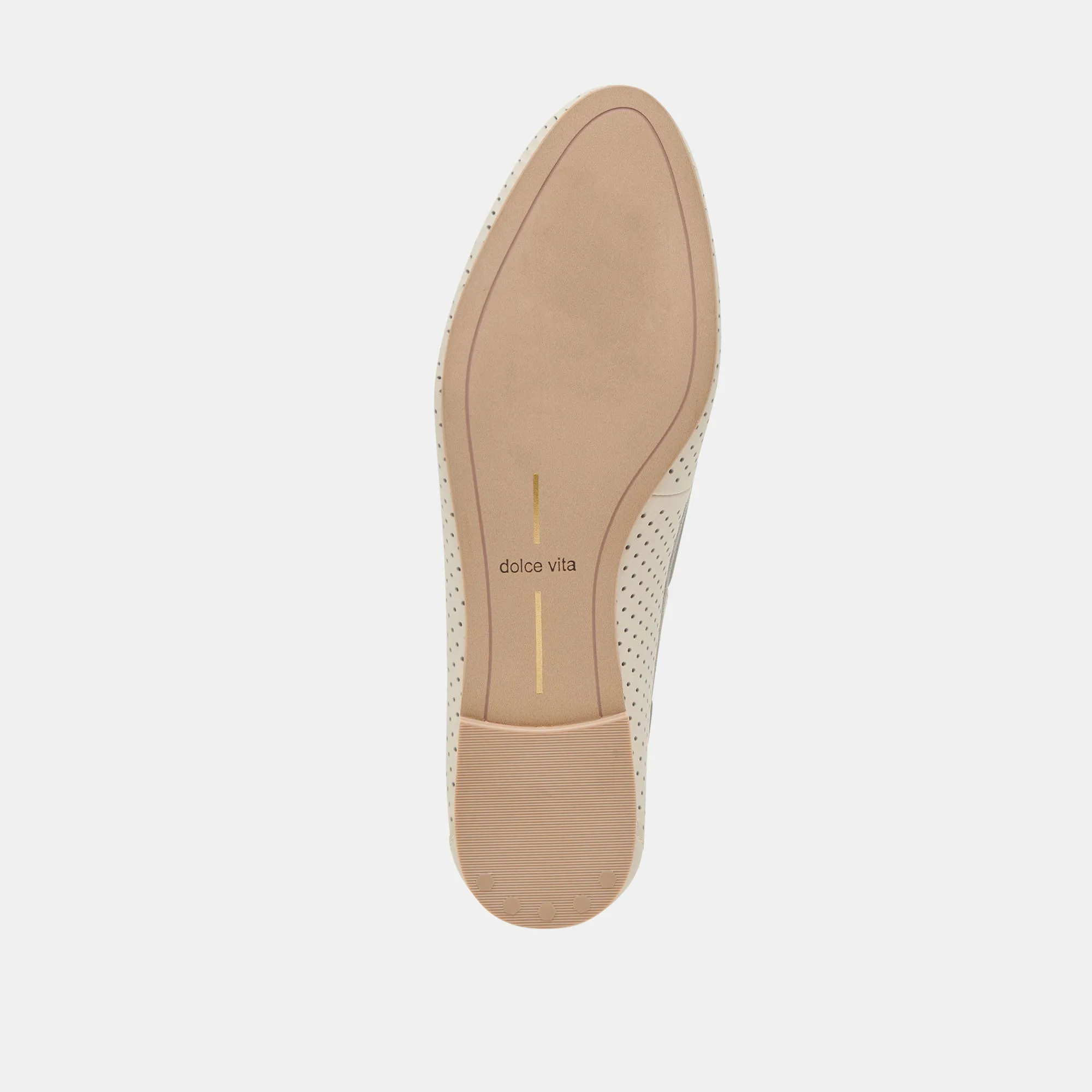 LAKIN LOAFERS ELFENBEIN PERFORIERTES LEDER