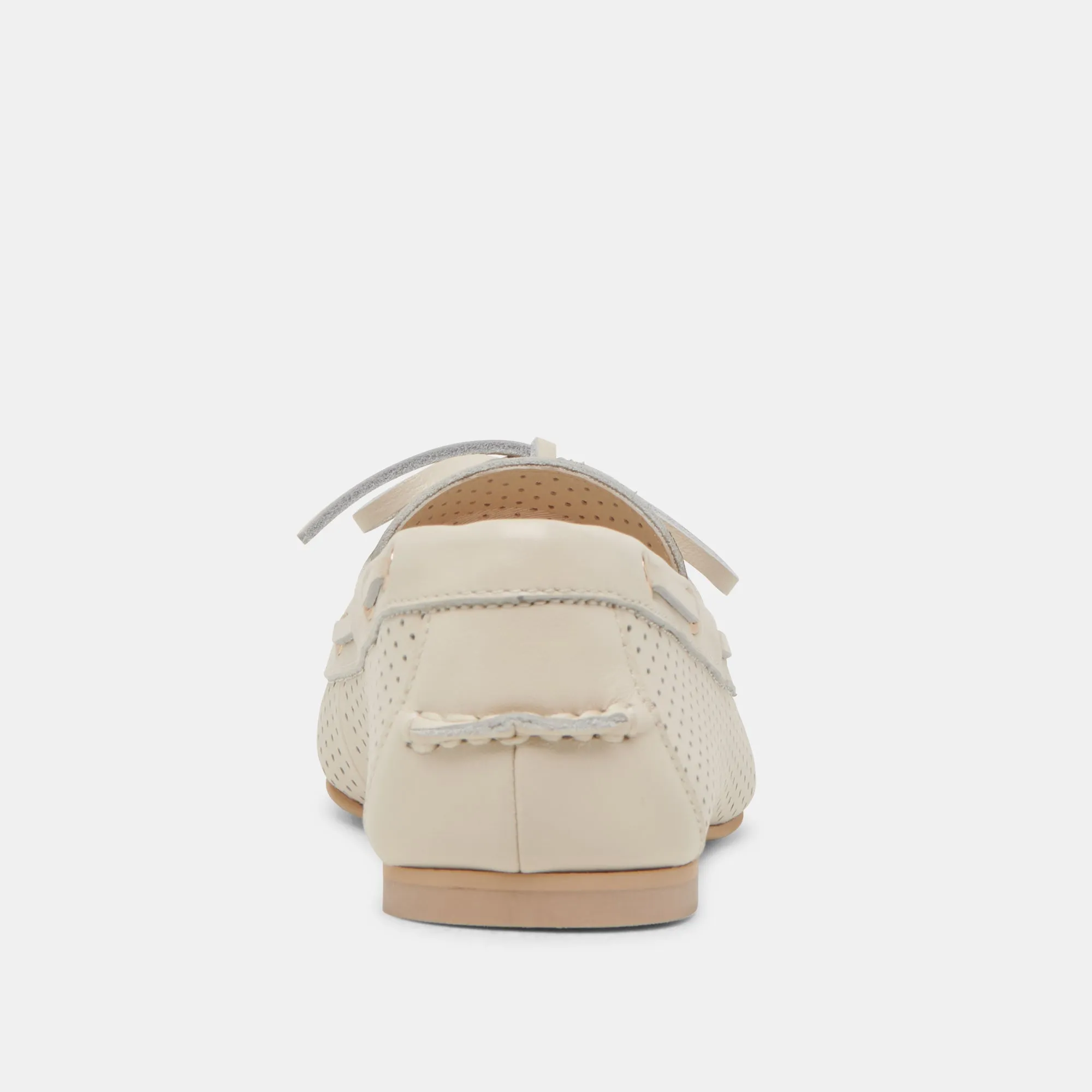 LAKIN LOAFERS ELFENBEIN PERFORIERTES LEDER