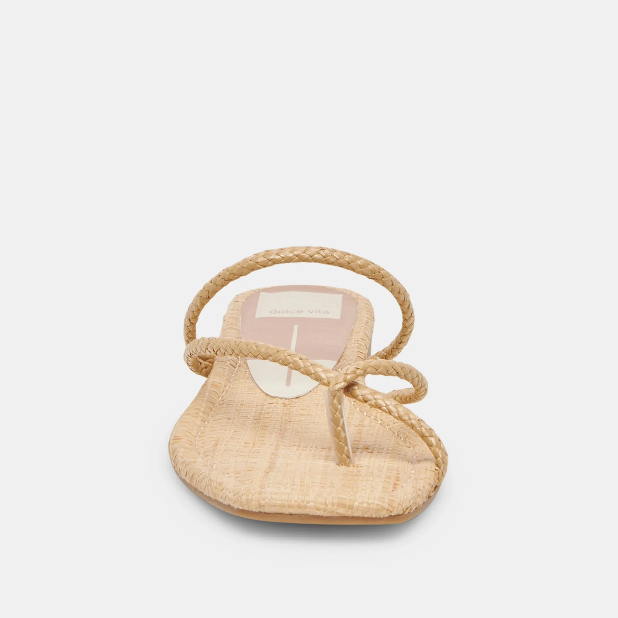 LEANNA SANDALETTEN LT NATUR RAFFIA