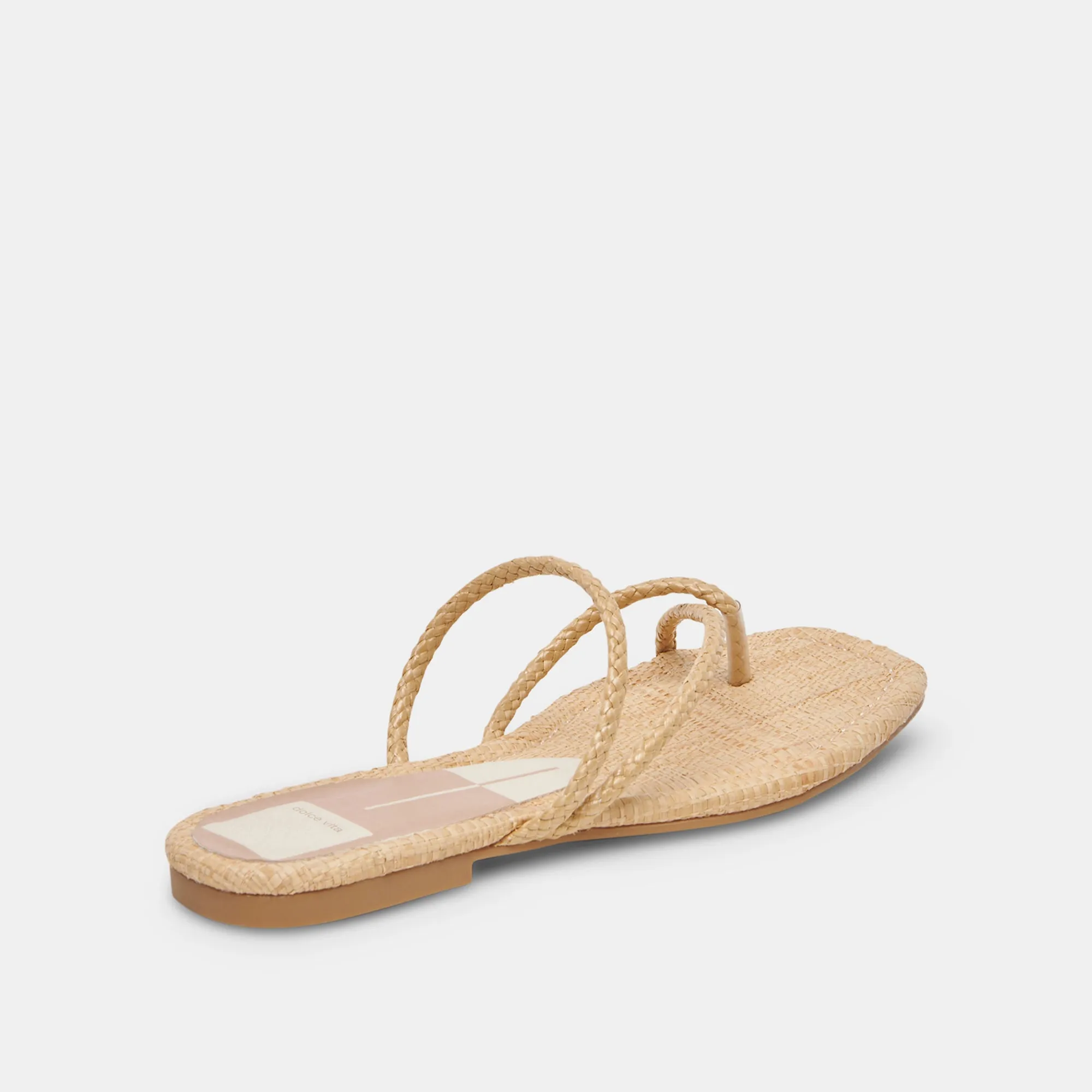LEANNA SANDALETTEN LT NATUR RAFFIA