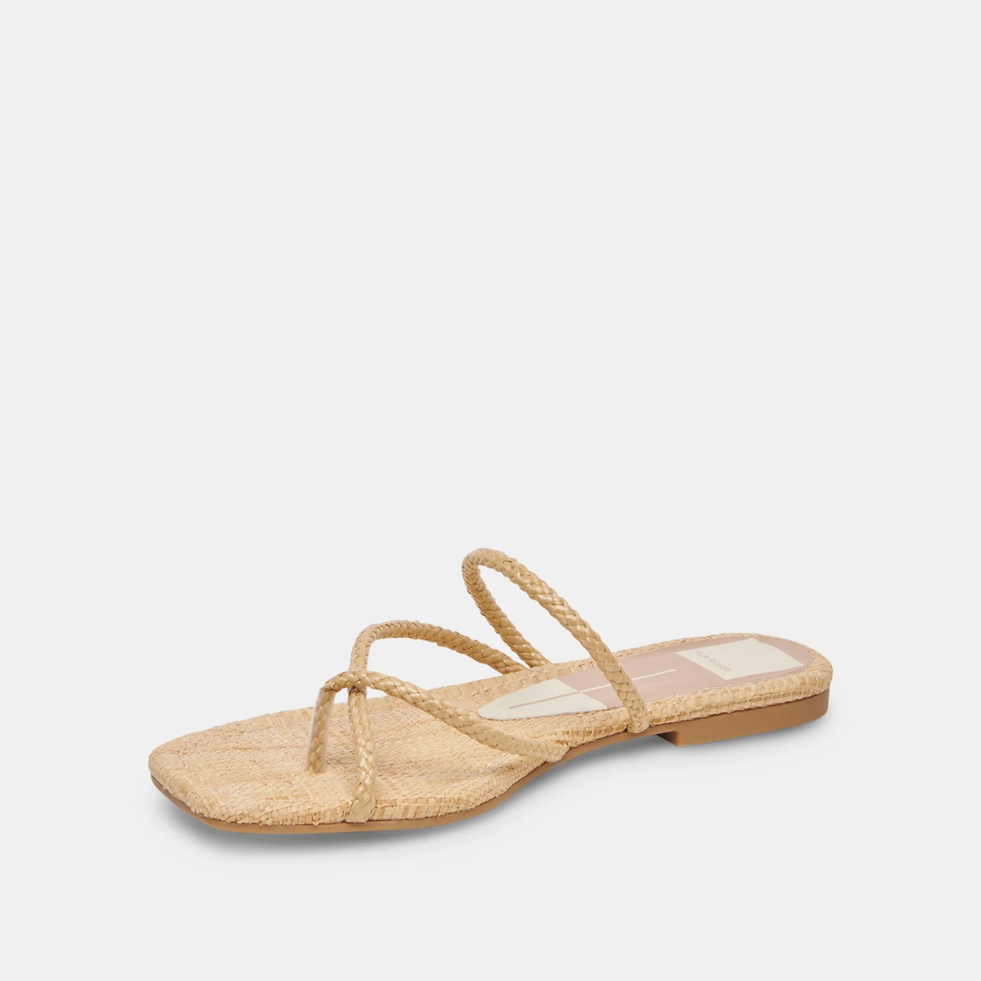 LEANNA SANDALETTEN LT NATUR RAFFIA