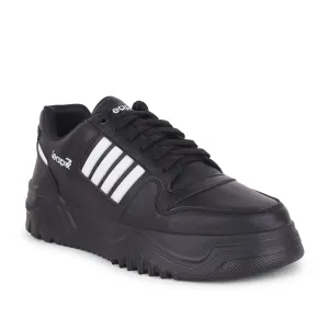 Leap7x Casual Schwarze Schnürsneaker Für Herren JAXER-1E Von Liberty