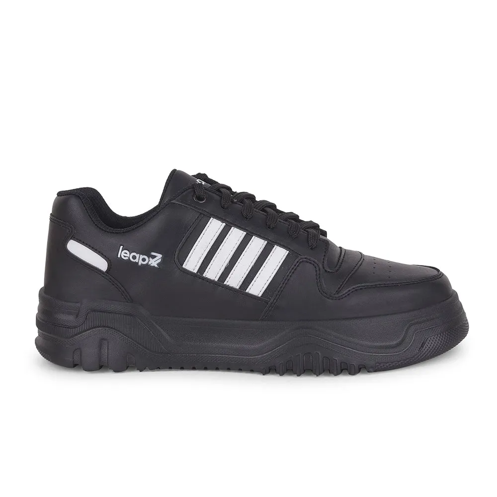Leap7x Casual Schwarze Schnürsneaker Für Herren JAXER-1E Von Liberty