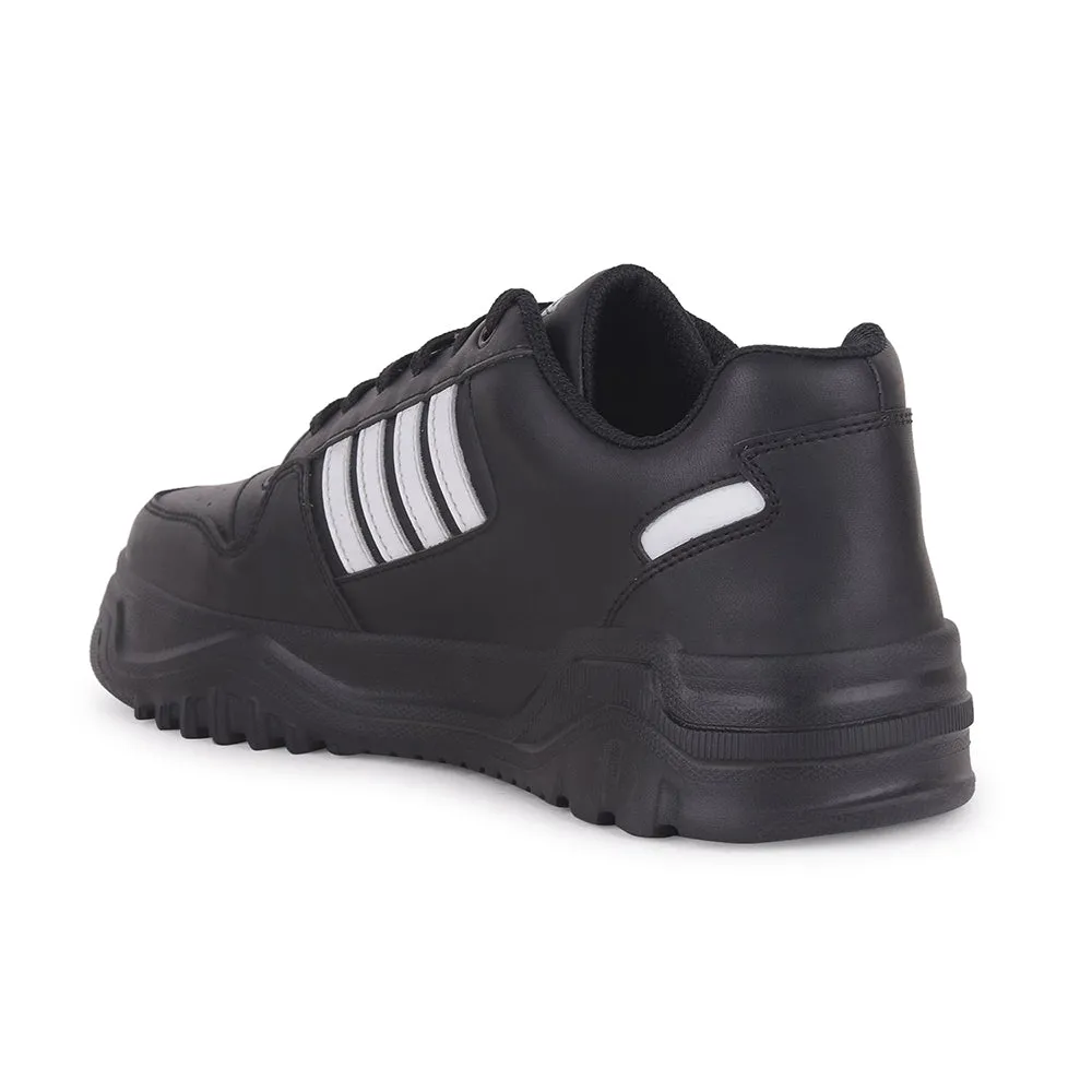 Leap7x Casual Schwarze Schnürsneaker Für Herren JAXER-1E Von Liberty