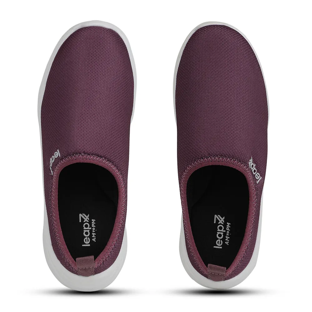 Leap7x Bequeme Violette Schnürsenkellose Schuhe Für Damen SILVES-2 Von Liberty