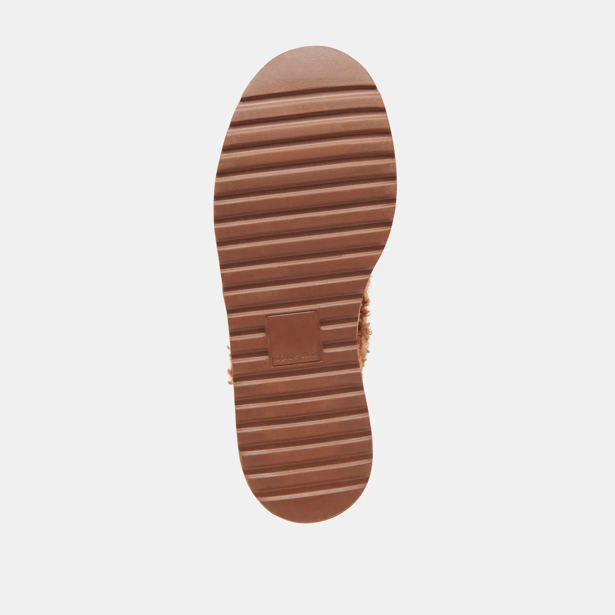 LELANI PLÜSCH FLATS PECAN WILDLEDER
